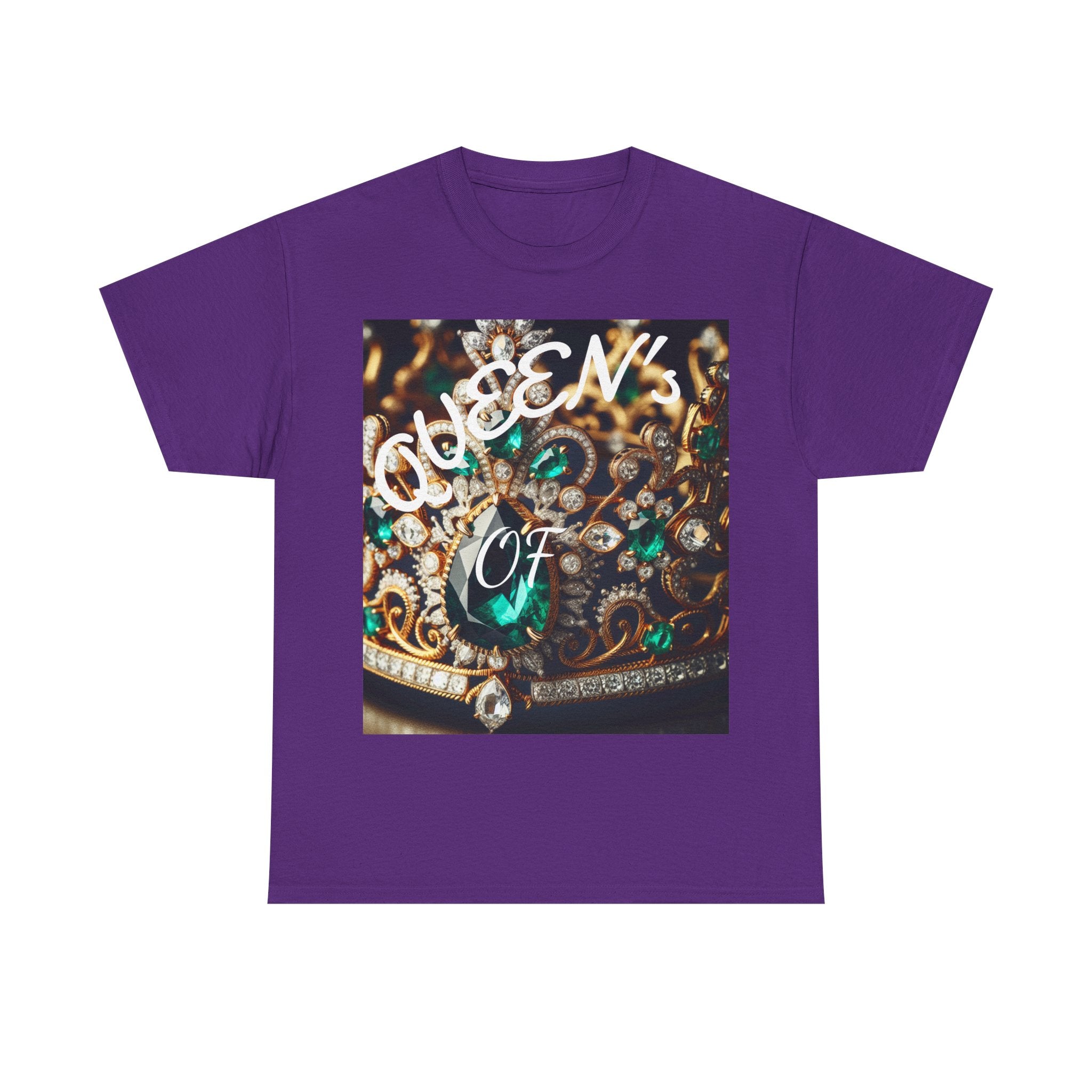 Queen of 66Twelve Unisex Heavy Cotton Tee, Stylish Graphic Tee, Trendy Gift, Casual Wear, Birthday Gift, Everyday Fashion