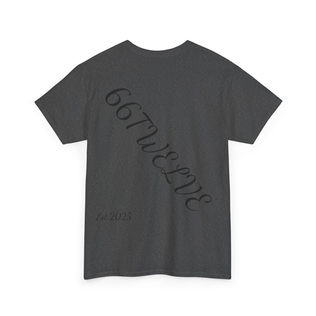 Queen of 66Twelve Unisex Heavy Cotton Tee, Stylish Graphic Tee, Trendy Gift, Casual Wear, Birthday Gift, Everyday Fashion