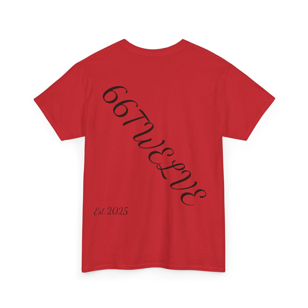 Queen of 66Twelve Unisex Heavy Cotton Tee, Stylish Graphic Tee, Trendy Gift, Casual Wear, Birthday Gift, Everyday Fashion