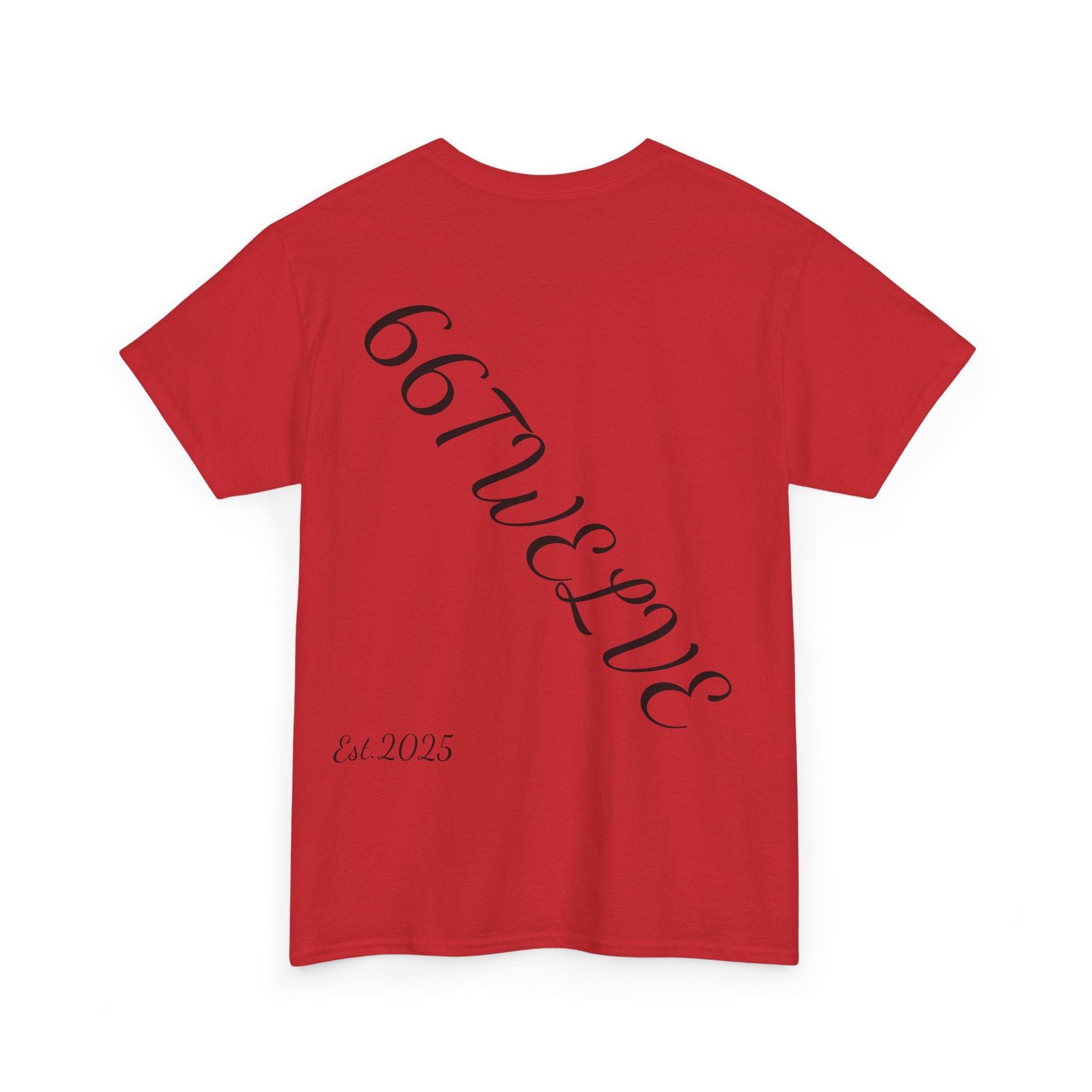 Queen of 66Twelve Unisex Heavy Cotton Tee, Stylish Graphic Tee, Trendy Gift, Casual Wear, Birthday Gift, Everyday Fashion