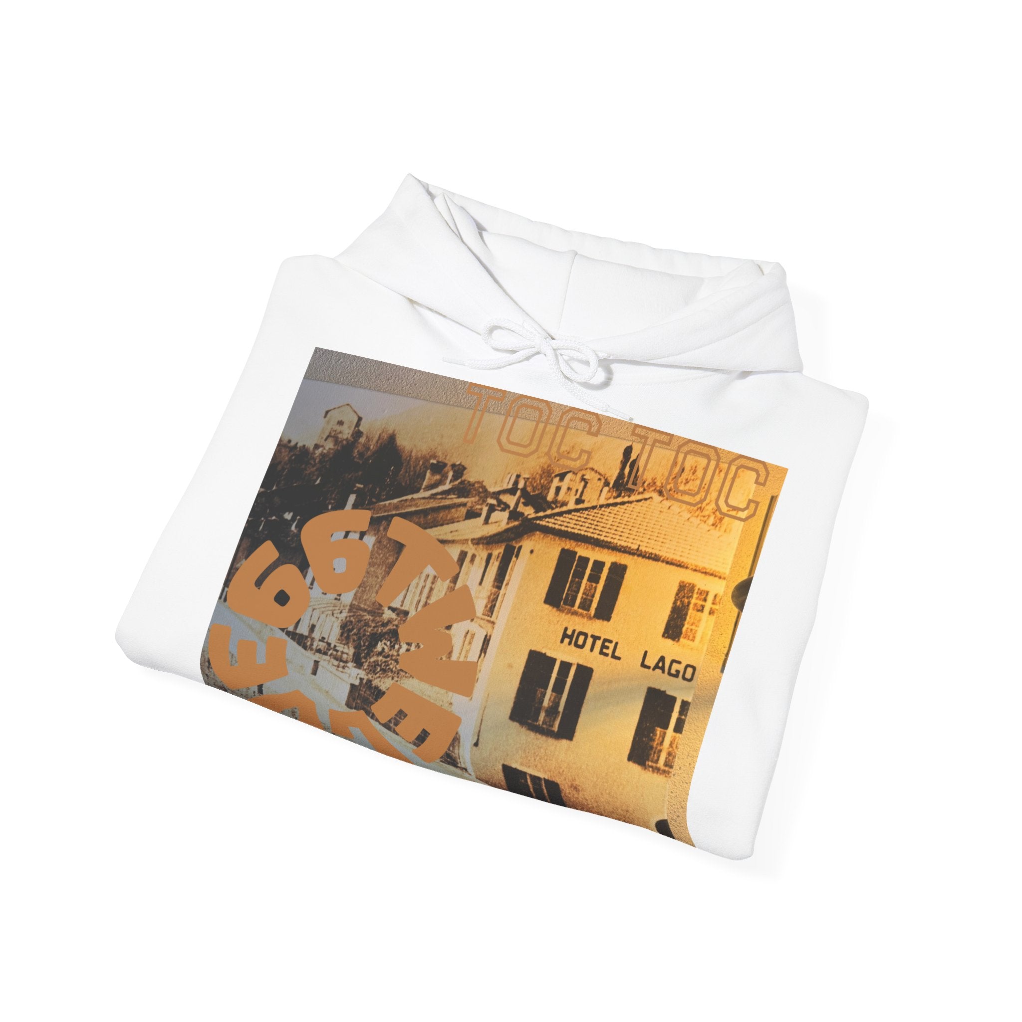 Retro Hotel Lago Hooded Sweatshirt