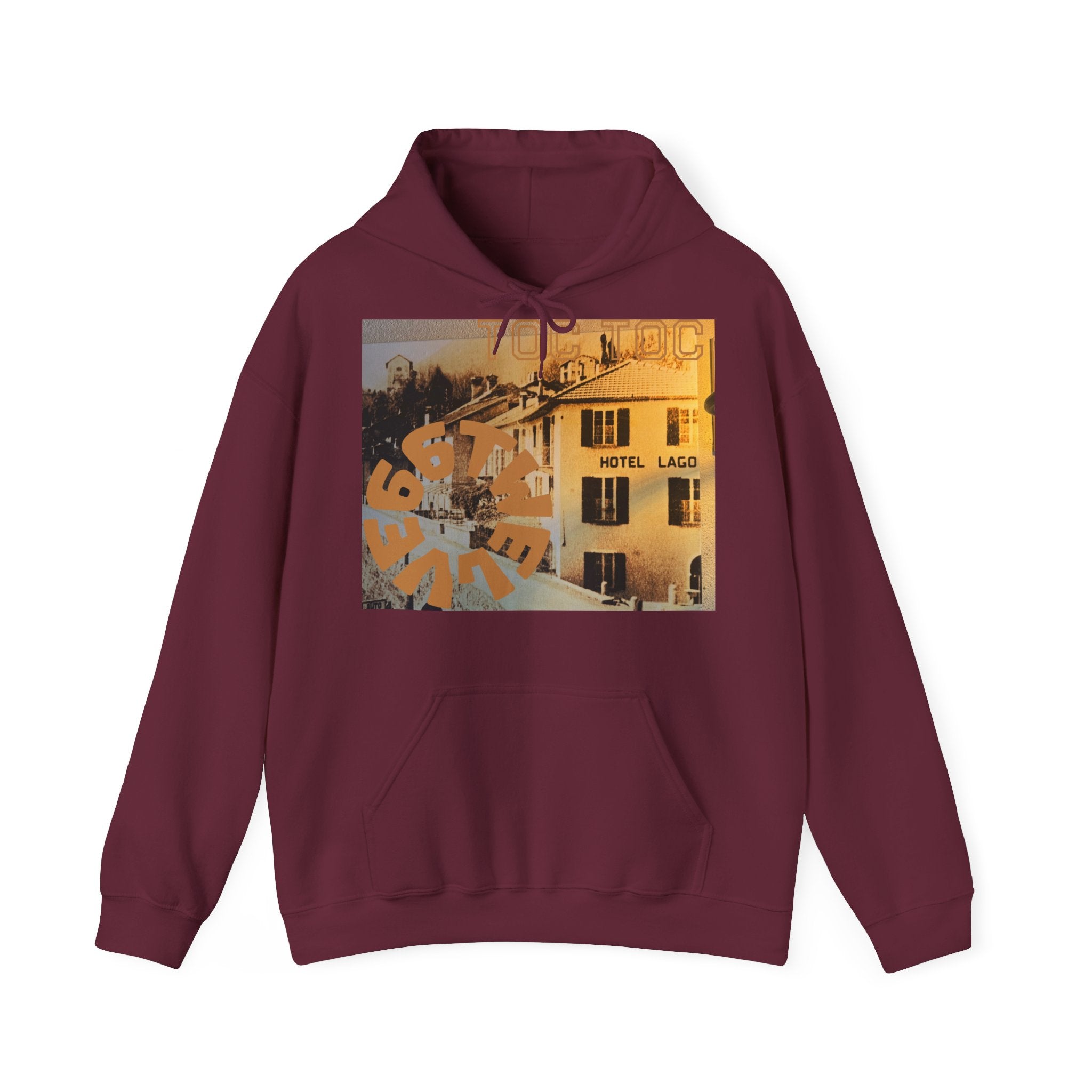 Retro Hotel Lago Hooded Sweatshirt