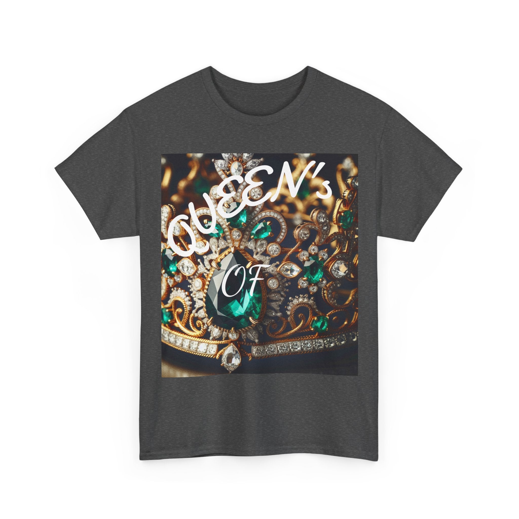 Queen of 66Twelve Unisex Heavy Cotton Tee, Stylish Graphic Tee, Trendy Gift, Casual Wear, Birthday Gift, Everyday Fashion