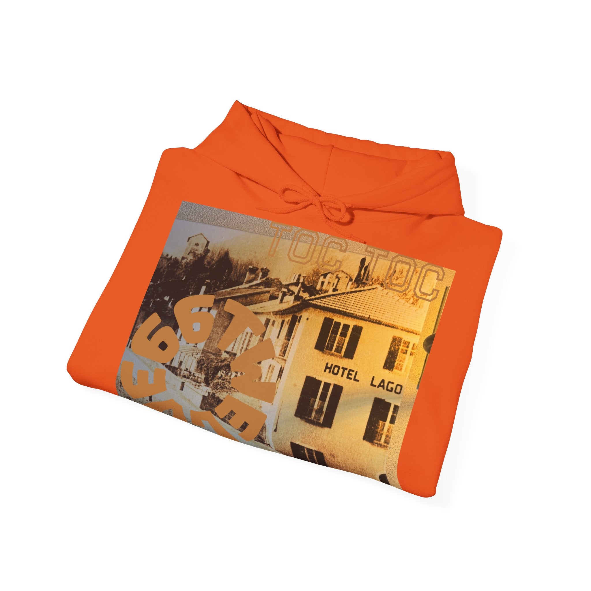 Retro Hotel Lago Hooded Sweatshirt