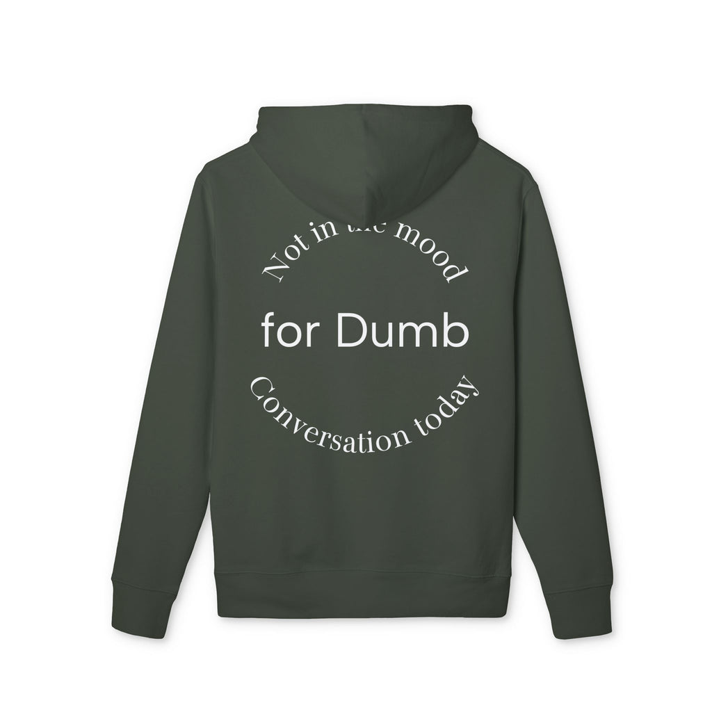 Hoodie — Minimal 'for Dumb' Circle Logo Pullover