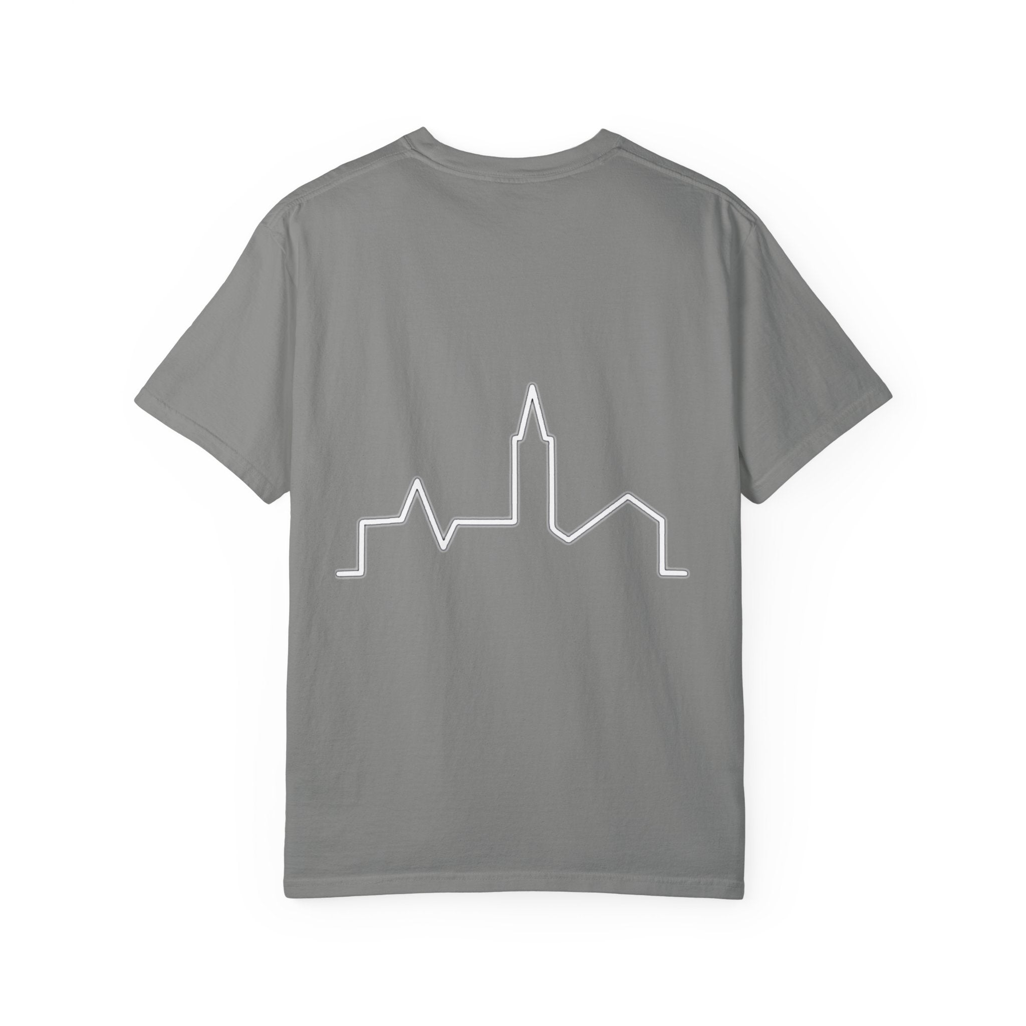 Vintage Lakeside Photo Tee — "66TWELVE" Graphic T-Shirt