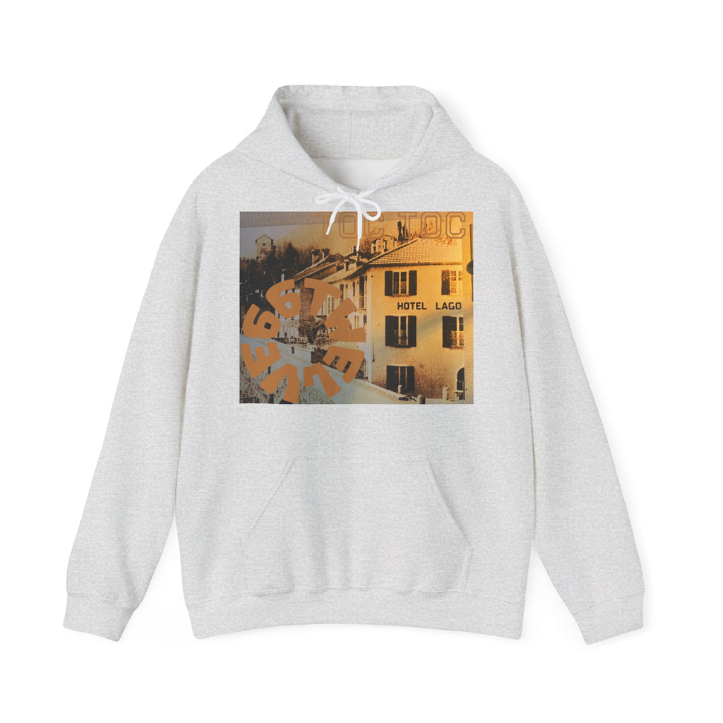 Retro Hotel Lago Hooded Sweatshirt