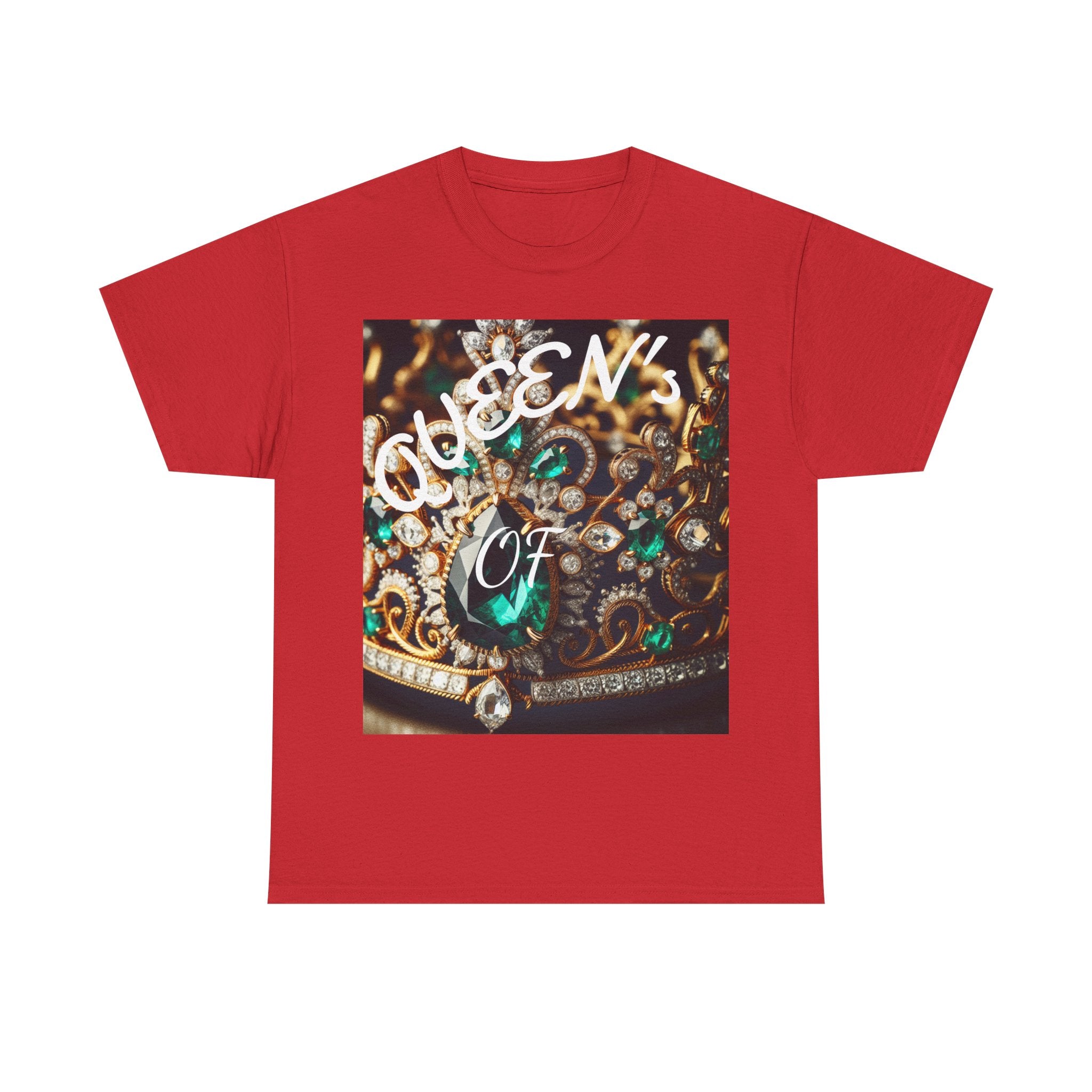 Queen of 66Twelve Unisex Heavy Cotton Tee, Stylish Graphic Tee, Trendy Gift, Casual Wear, Birthday Gift, Everyday Fashion