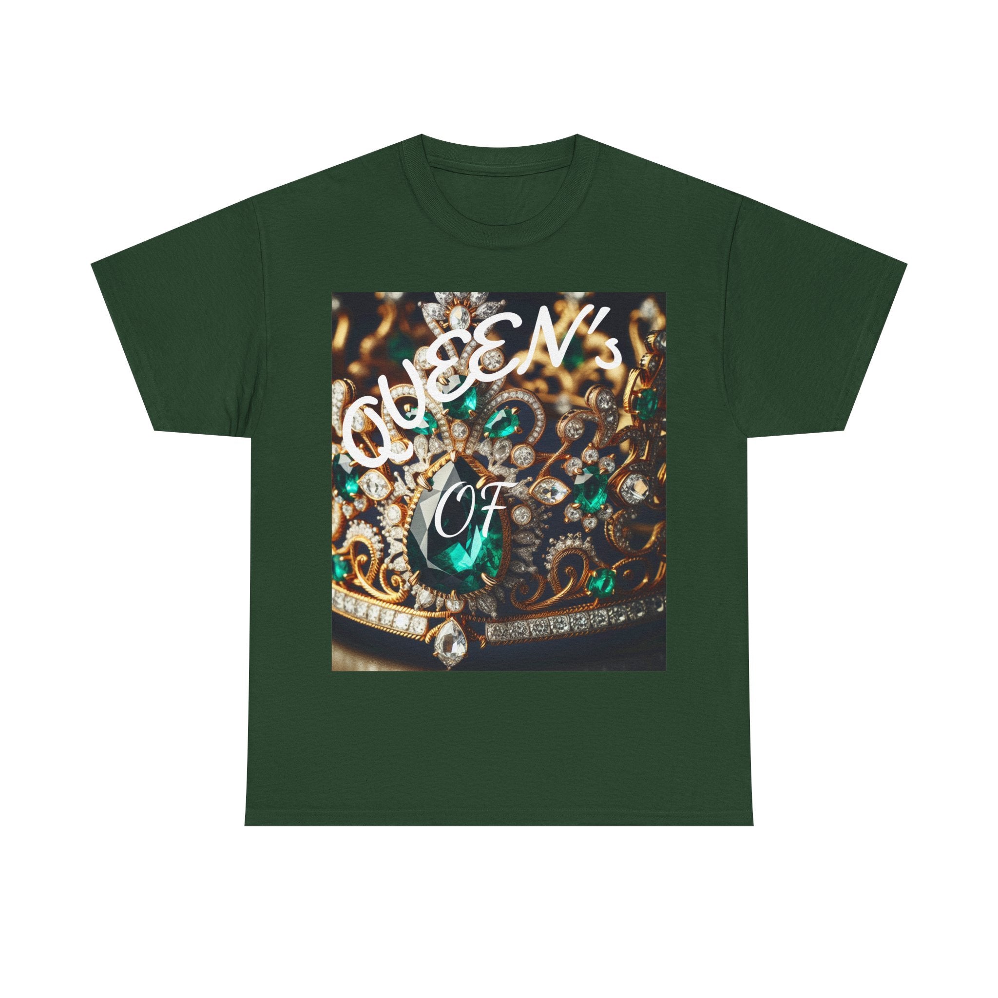 Queen of 66Twelve Unisex Heavy Cotton Tee, Stylish Graphic Tee, Trendy Gift, Casual Wear, Birthday Gift, Everyday Fashion