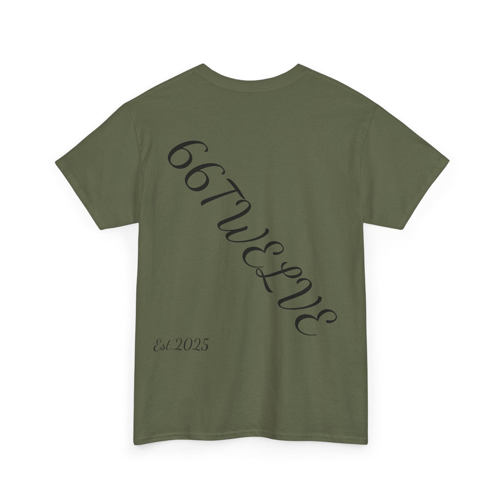 Queen of 66Twelve Unisex Heavy Cotton Tee, Stylish Graphic Tee, Trendy Gift, Casual Wear, Birthday Gift, Everyday Fashion