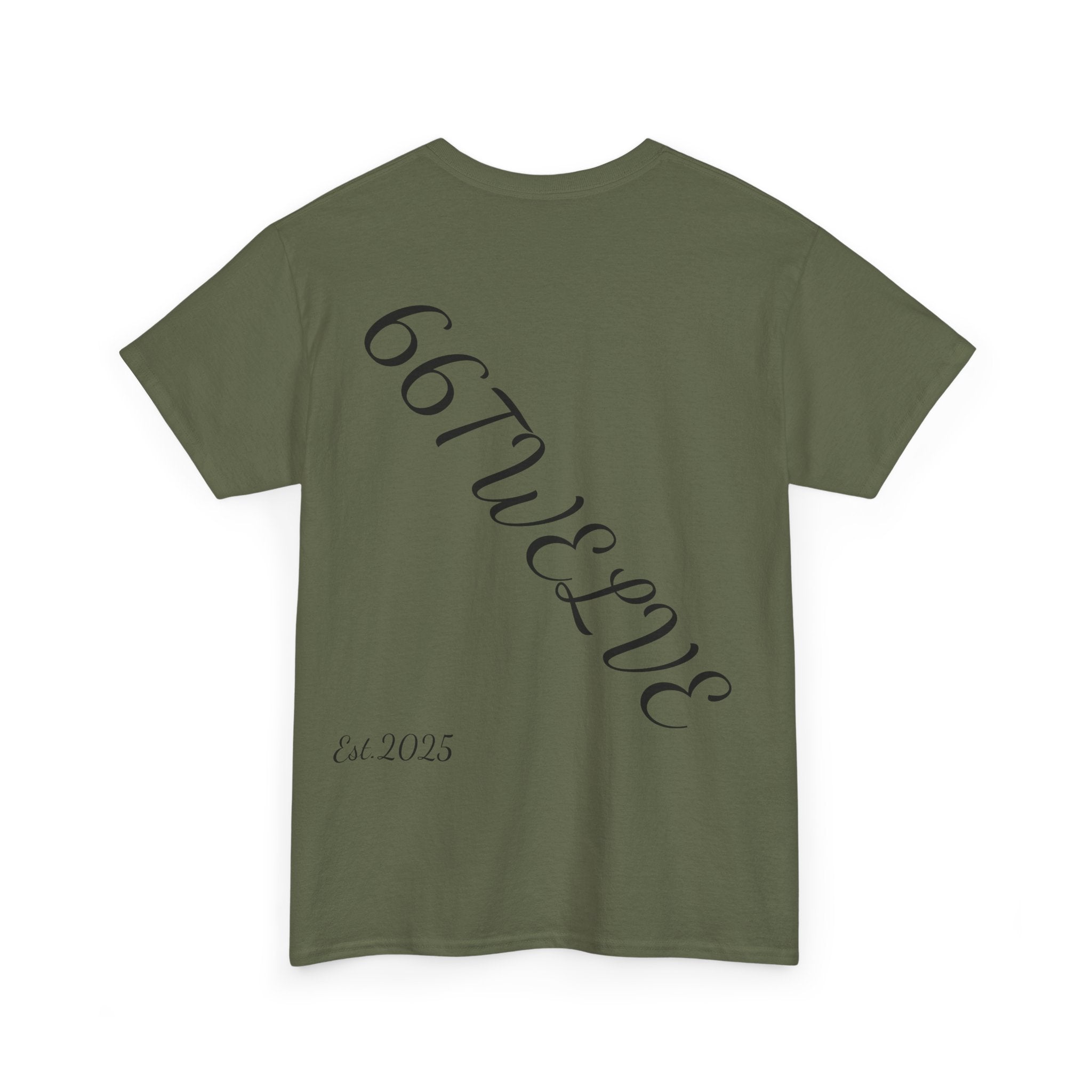 Queen of 66Twelve Unisex Heavy Cotton Tee, Stylish Graphic Tee, Trendy Gift, Casual Wear, Birthday Gift, Everyday Fashion