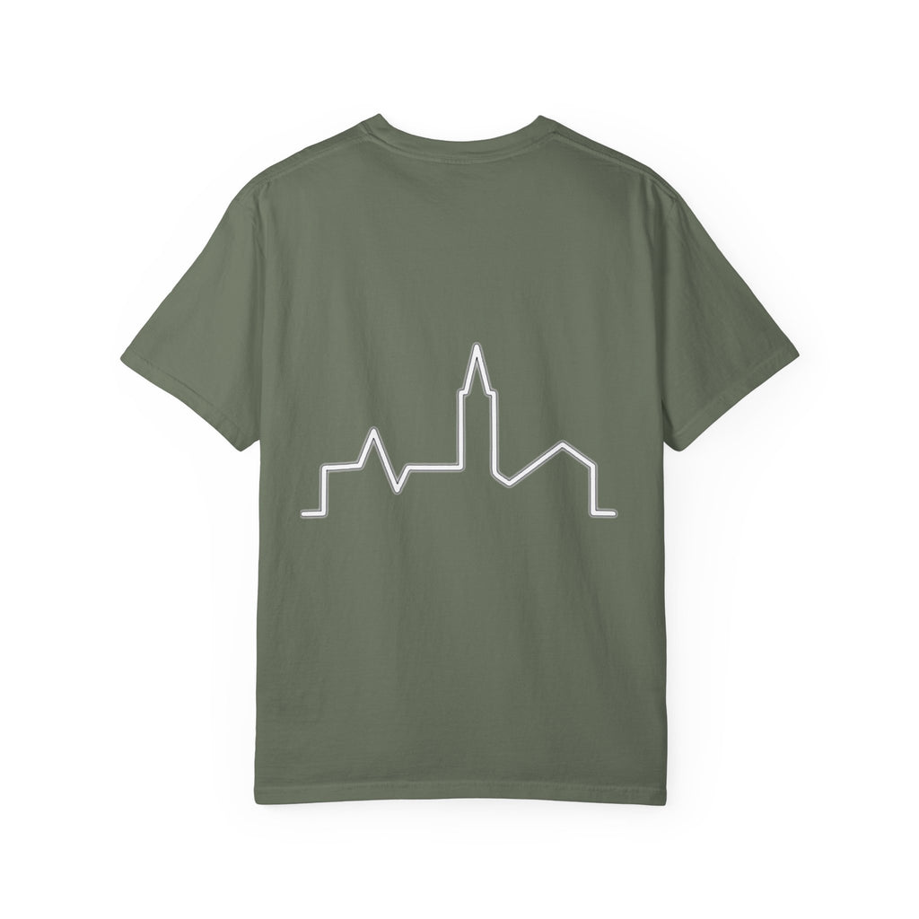 Vintage Lakeside Photo Tee — "66TWELVE" Graphic T-Shirt