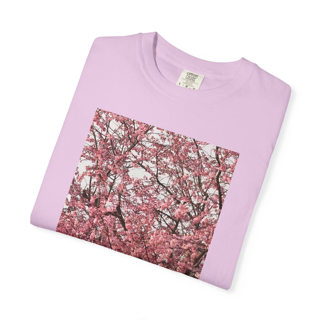 Cherry Blossom Tee — "66 Twelve" Script Back Graphic