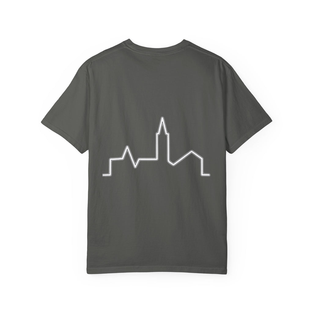 Vintage Lakeside Photo Tee — "66TWELVE" Graphic T-Shirt