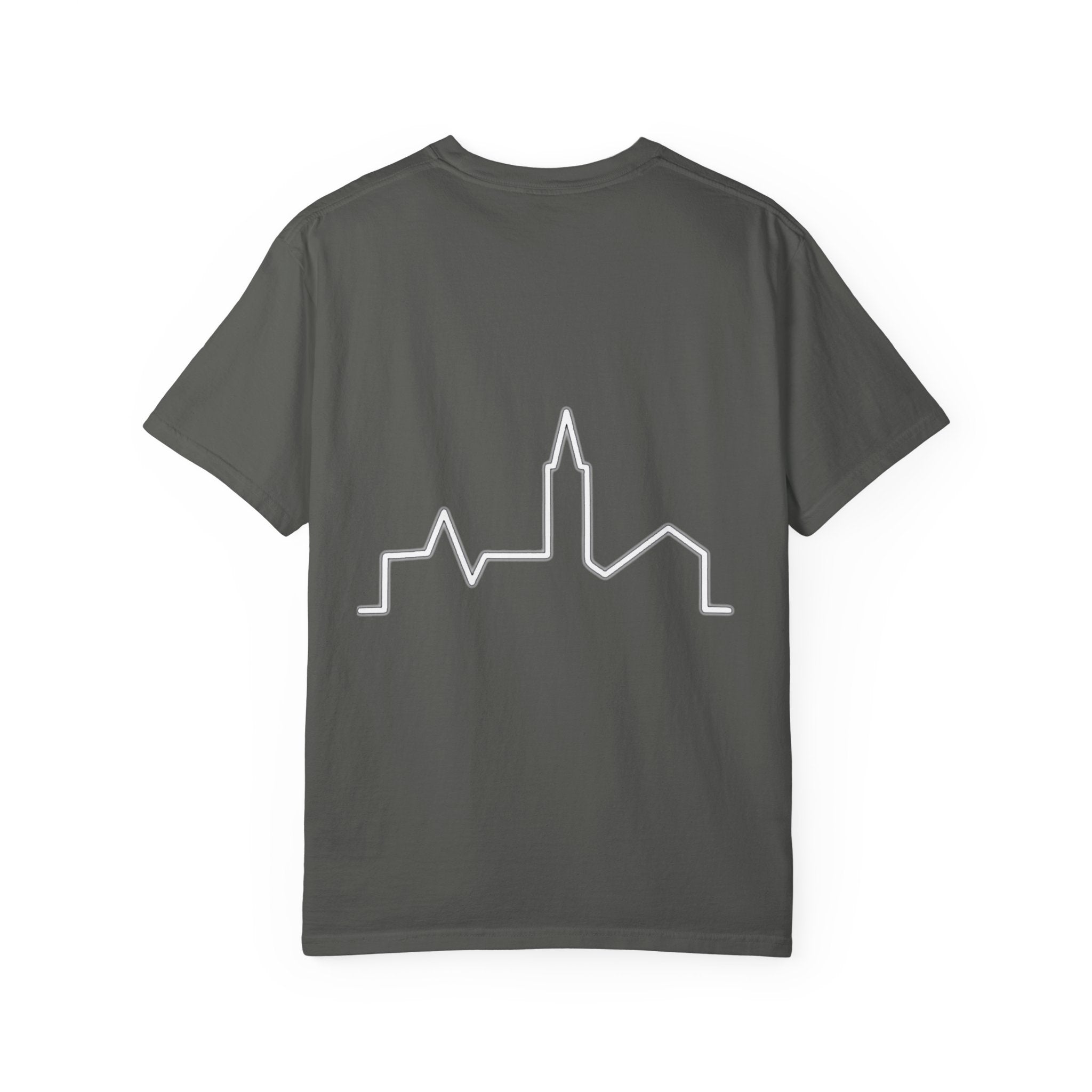 Vintage Lakeside Photo Tee — "66TWELVE" Graphic T-Shirt