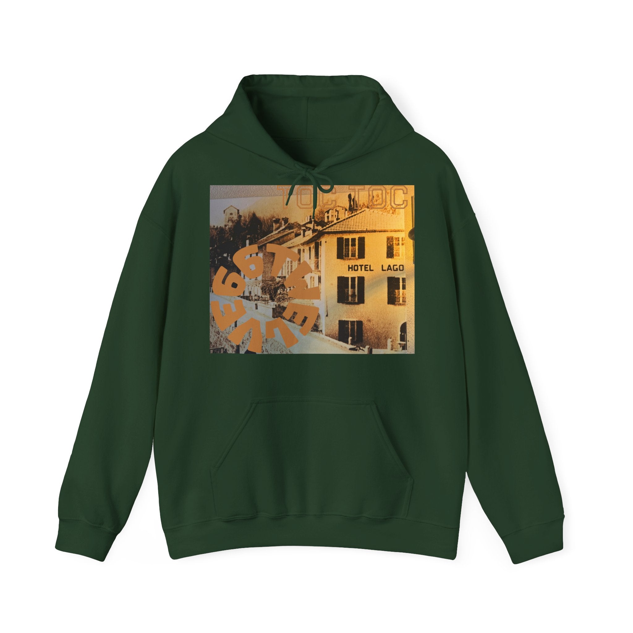 Retro Hotel Lago Hooded Sweatshirt