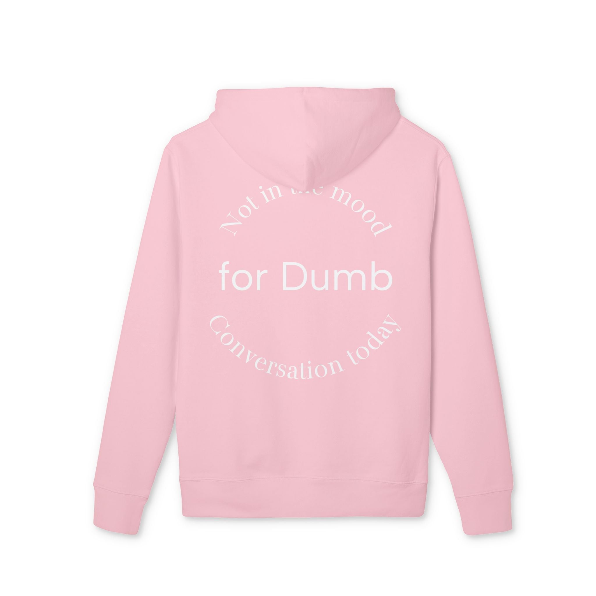Hoodie — Minimal 'for Dumb' Circle Logo Pullover