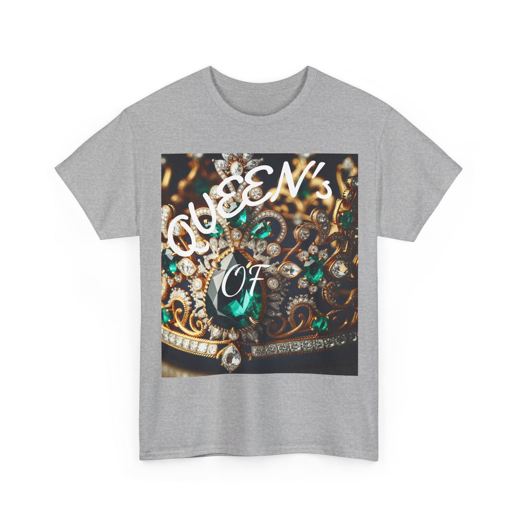 Queen of 66Twelve Unisex Heavy Cotton Tee, Stylish Graphic Tee, Trendy Gift, Casual Wear, Birthday Gift, Everyday Fashion