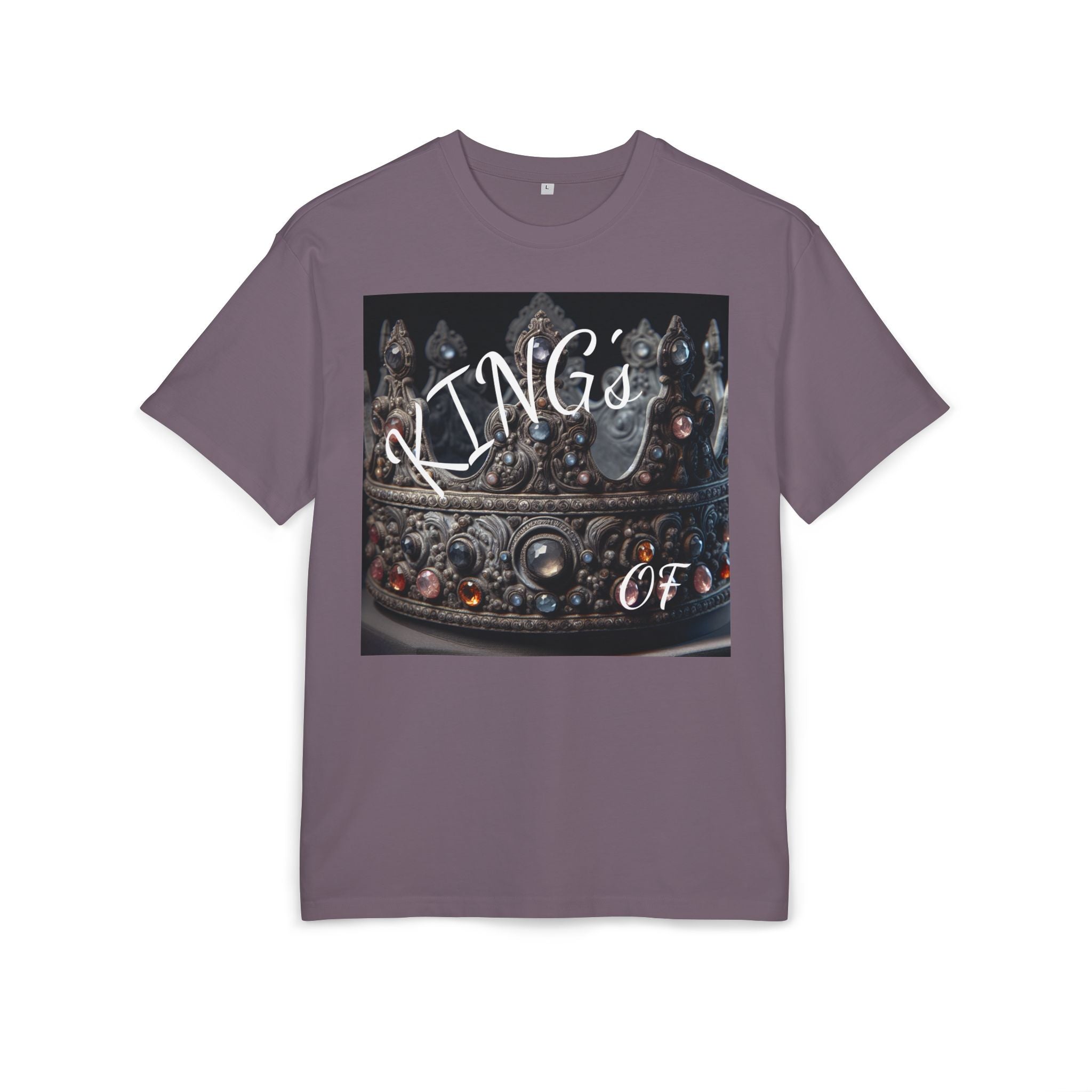 Crown King Oversized Tee - Stylish Unisex T-Shirt for Royalty, Streetwear, Casual Style, Gift for Him/Her, Birthday, Fashion Statement