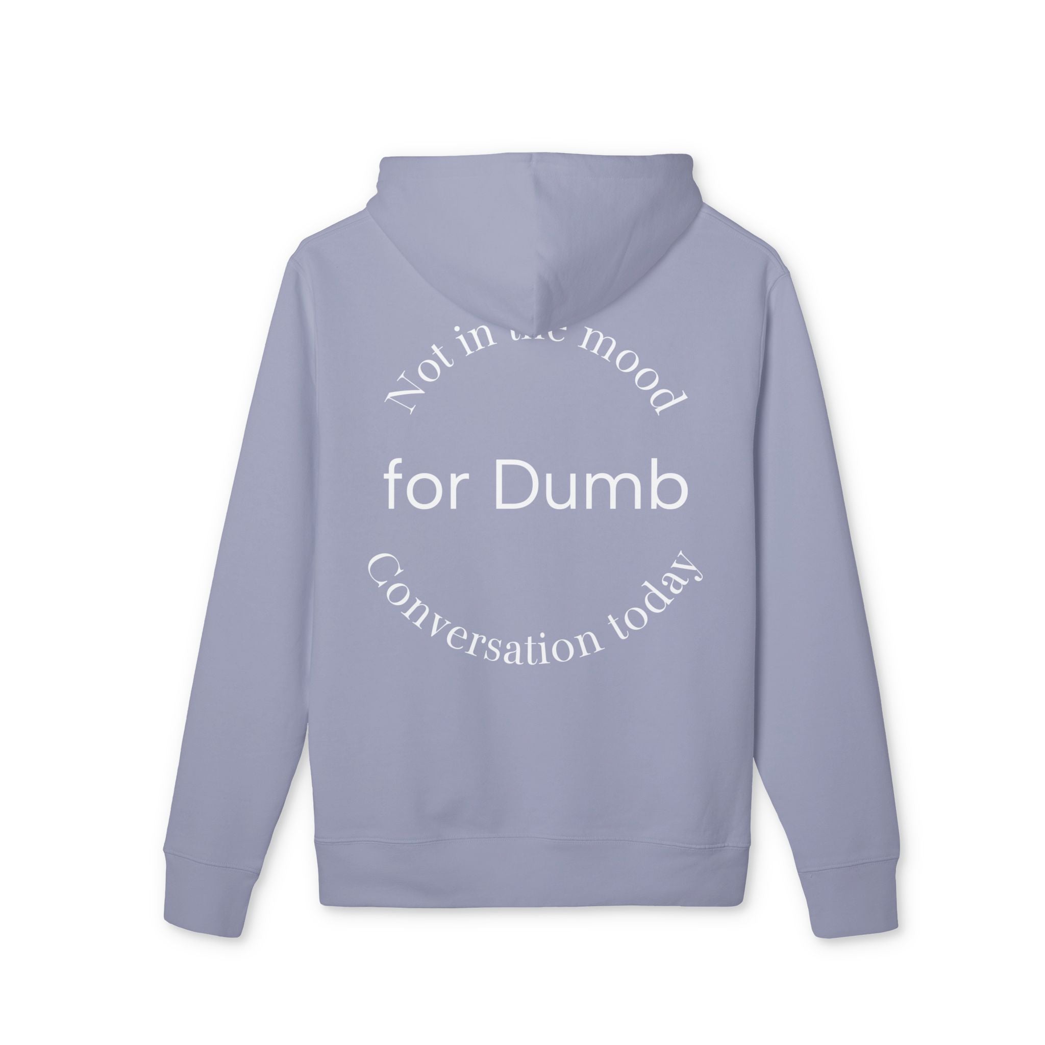 Hoodie — Minimal 'for Dumb' Circle Logo Pullover
