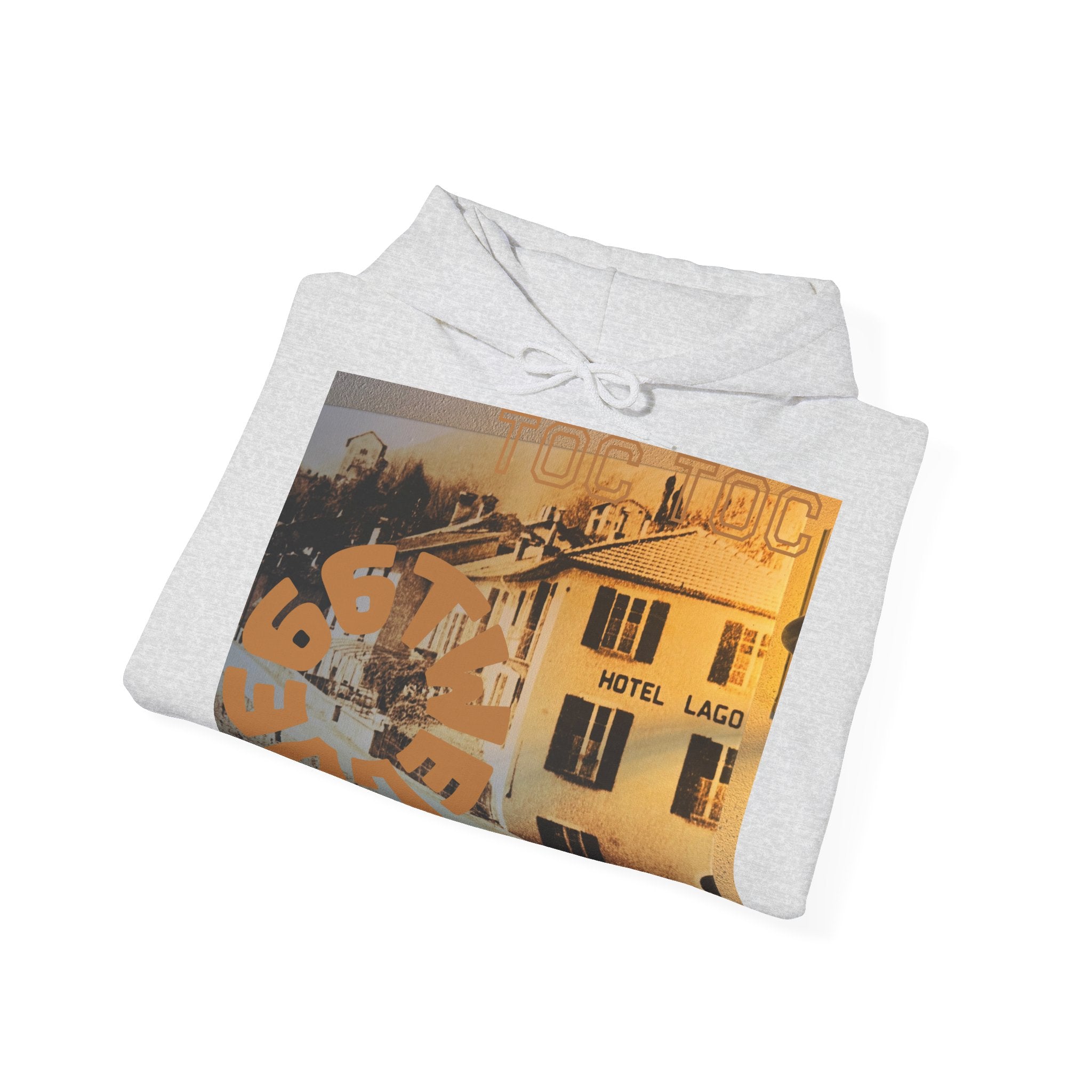 Retro Hotel Lago Hooded Sweatshirt