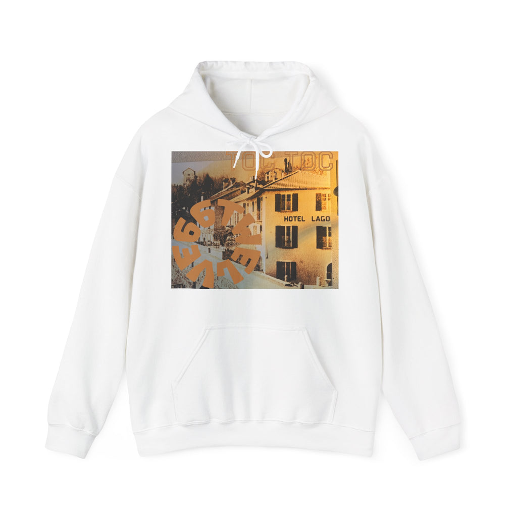 Retro Hotel Lago Hooded Sweatshirt