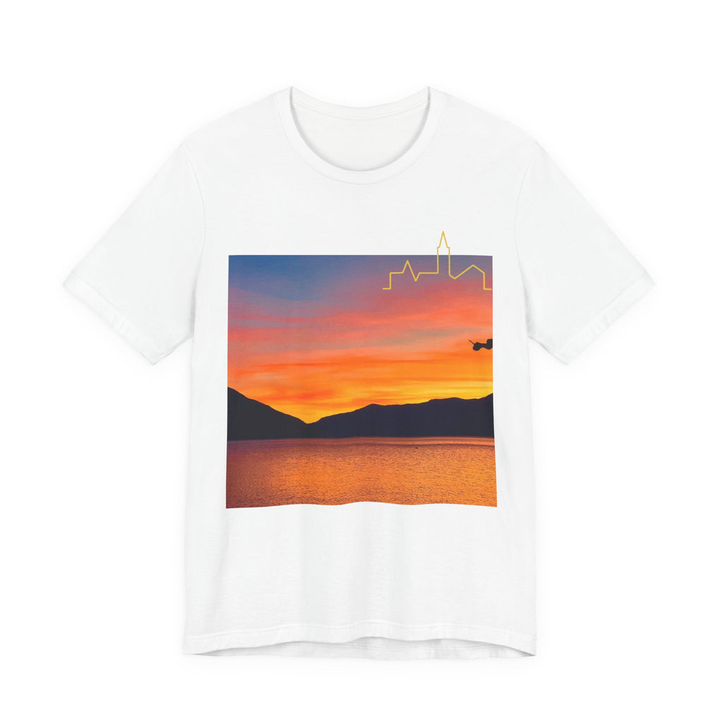 Sunset Vibes Unisex Tee, Relaxed Summer Shirt, Gift for Nature Lovers, Perfect for Vacations, Outdoor Adventures, Casual Wear