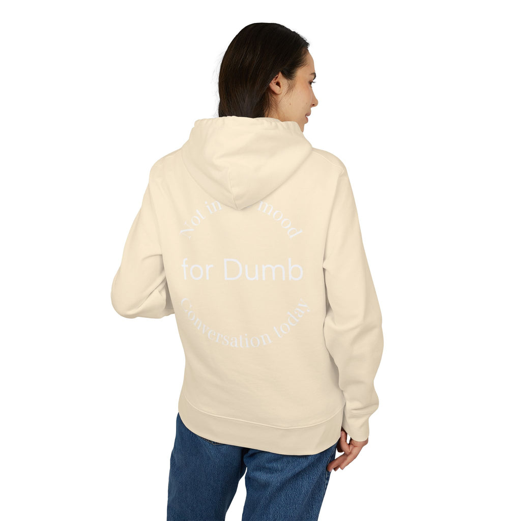 Hoodie — Minimal 'for Dumb' Circle Logo Pullover