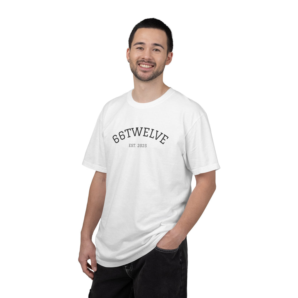 Abstract Smile Graphic T-Shirt — 66Twelve Logo Tee