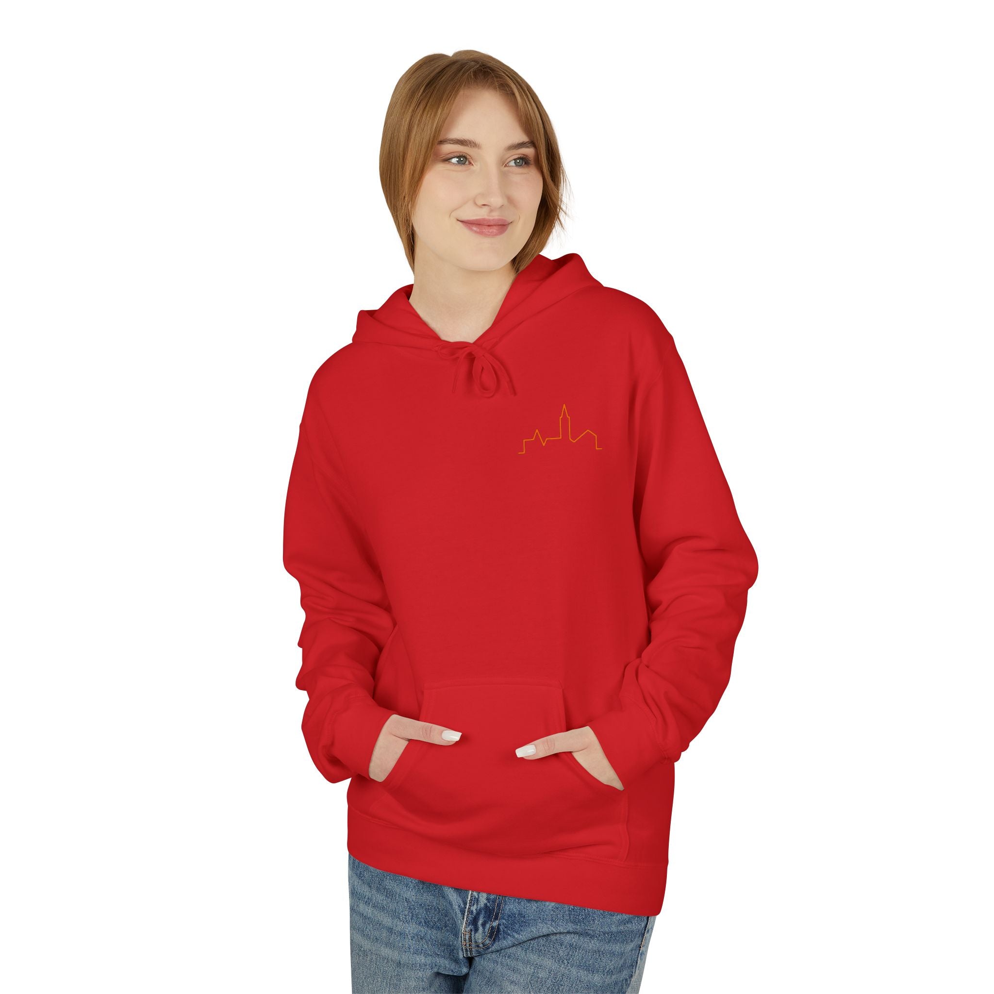 Artistic Unisex Fleece Hoodie - Cozy, Unique Design for Comfort, Ideal for Gifting, Casual Wear, Softstyle Style, Relaxation