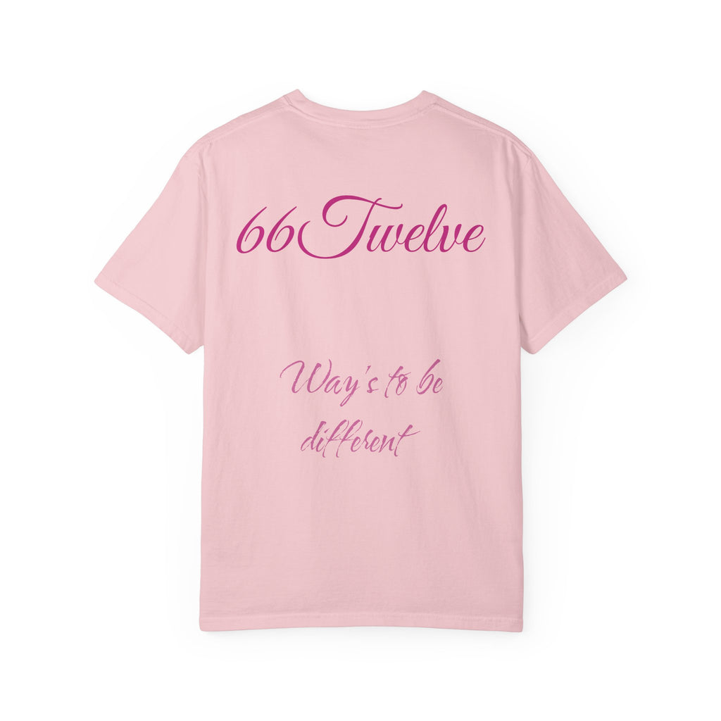 Cherry Blossom Tee — "66 Twelve" Script Back Graphic