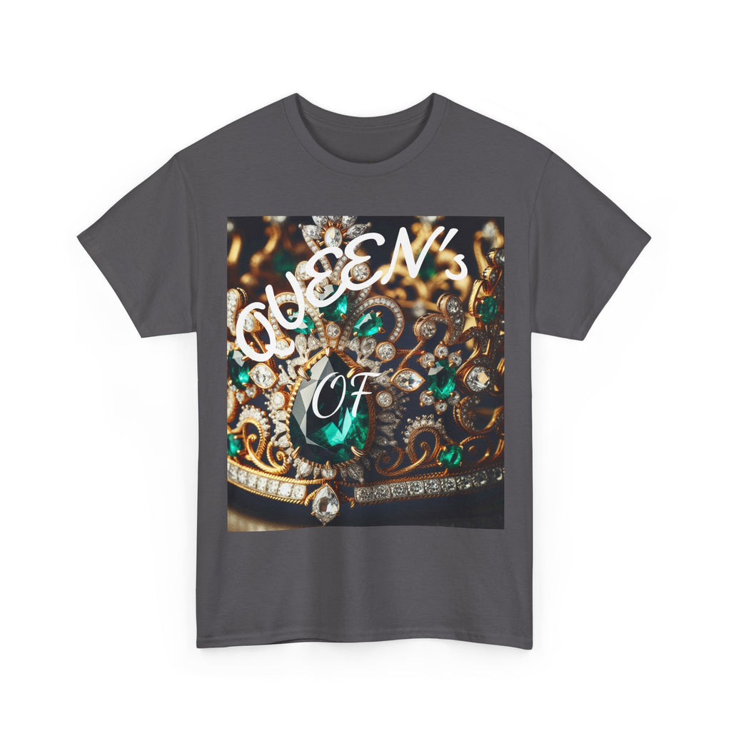 Queen of 66Twelve Unisex Heavy Cotton Tee, Stylish Graphic Tee, Trendy Gift, Casual Wear, Birthday Gift, Everyday Fashion