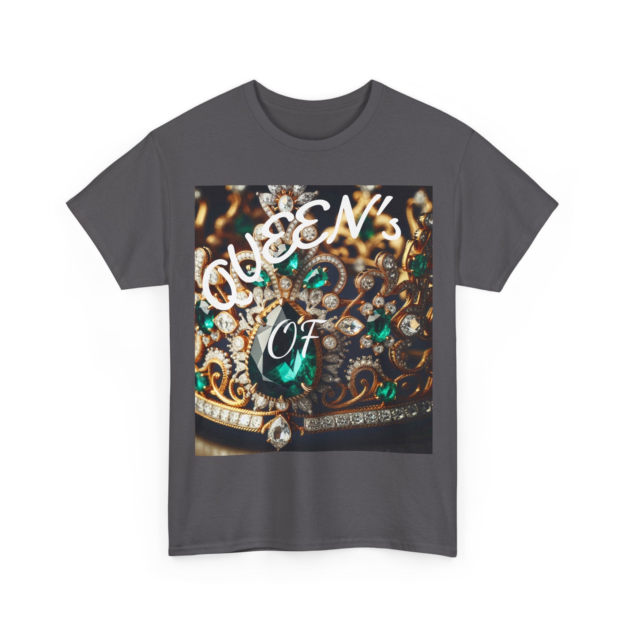 Queen of 66Twelve Unisex Heavy Cotton Tee, Stylish Graphic Tee, Trendy Gift, Casual Wear, Birthday Gift, Everyday Fashion