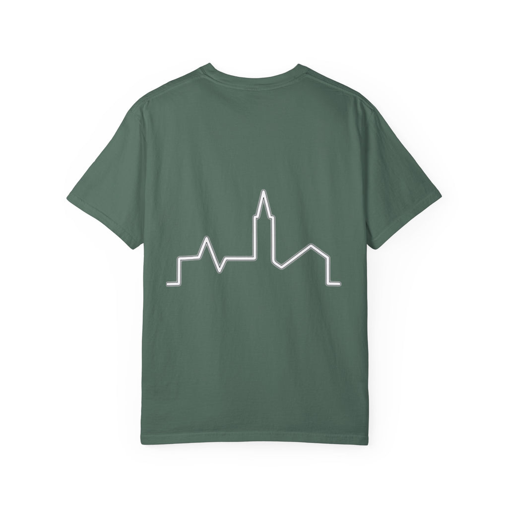 Vintage Lakeside Photo Tee — "66TWELVE" Graphic T-Shirt