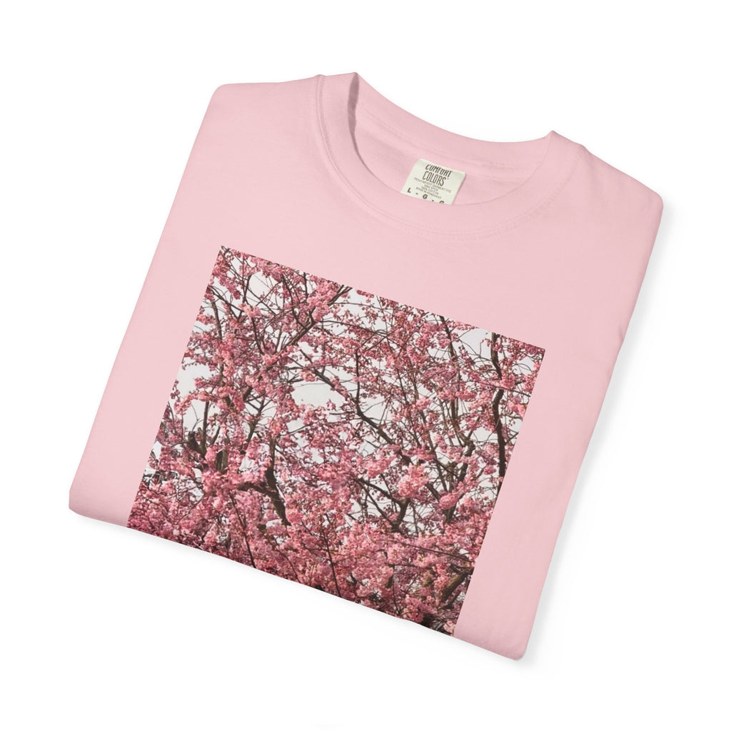 Cherry Blossom Tee — "66 Twelve" Script Back Graphic