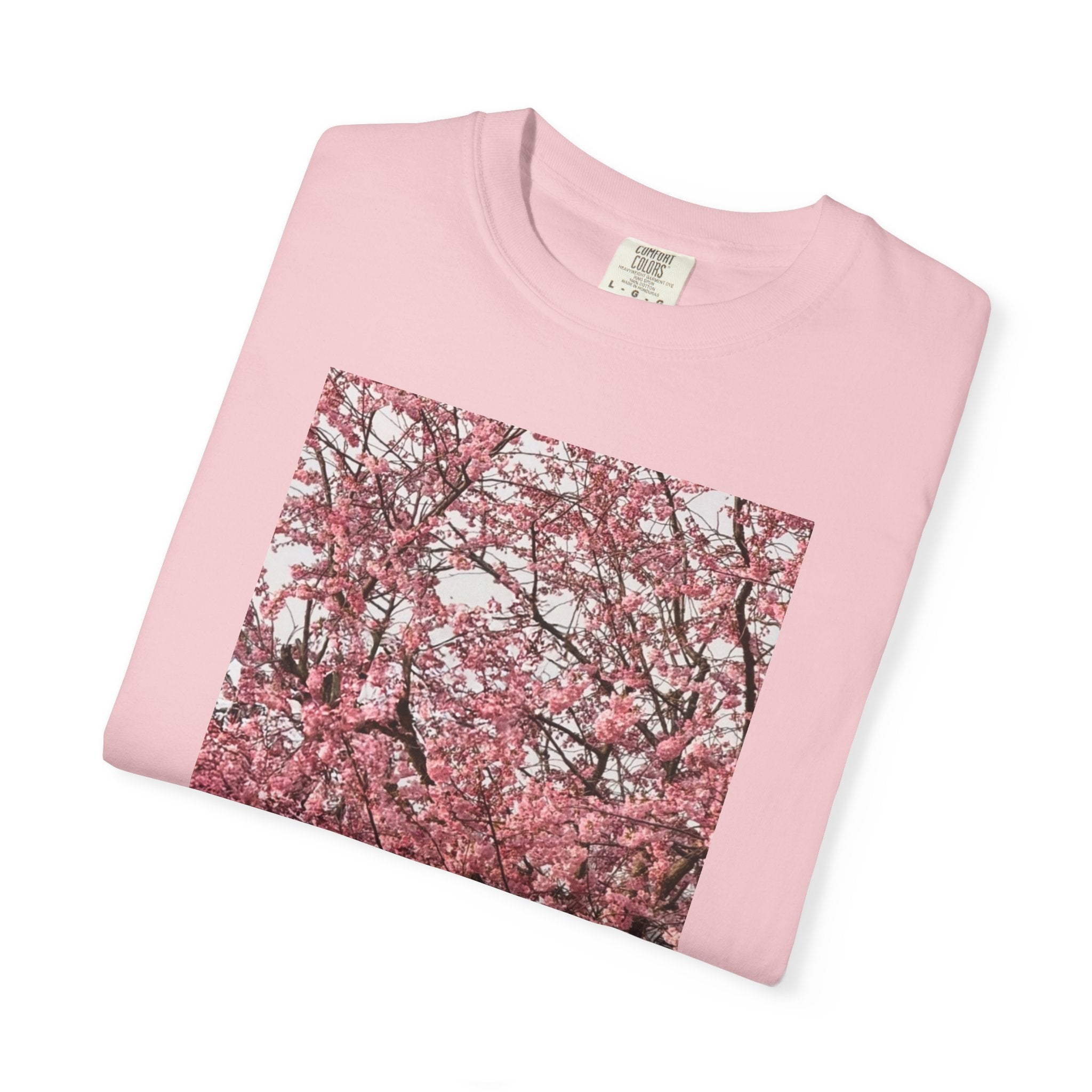 Cherry Blossom Tee — "66 Twelve" Script Back Graphic