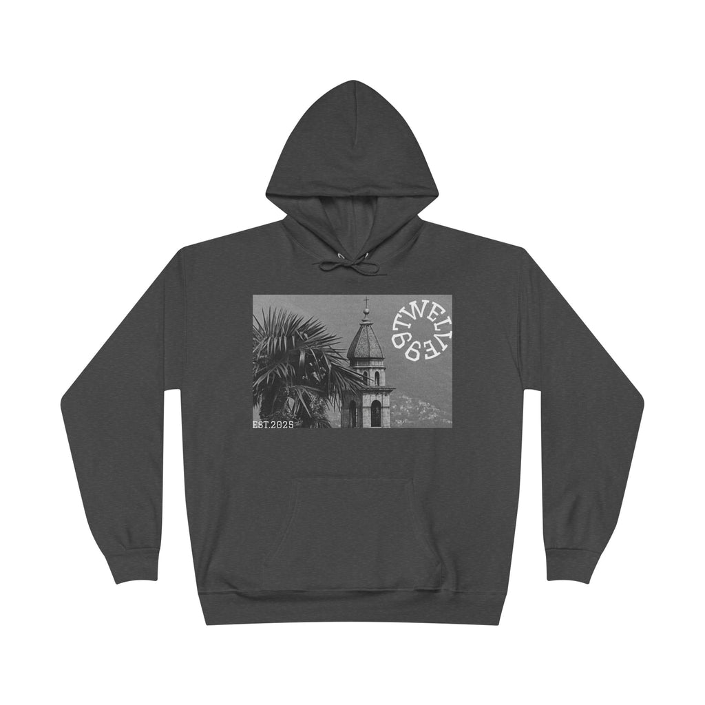 Eco-Friendly Pullover Hoodie, Unisex Sweatshirt with Vintage Art Design, Perfect for Casual Wear, Gifts for Him & Her, Eco-Conscious Fashion