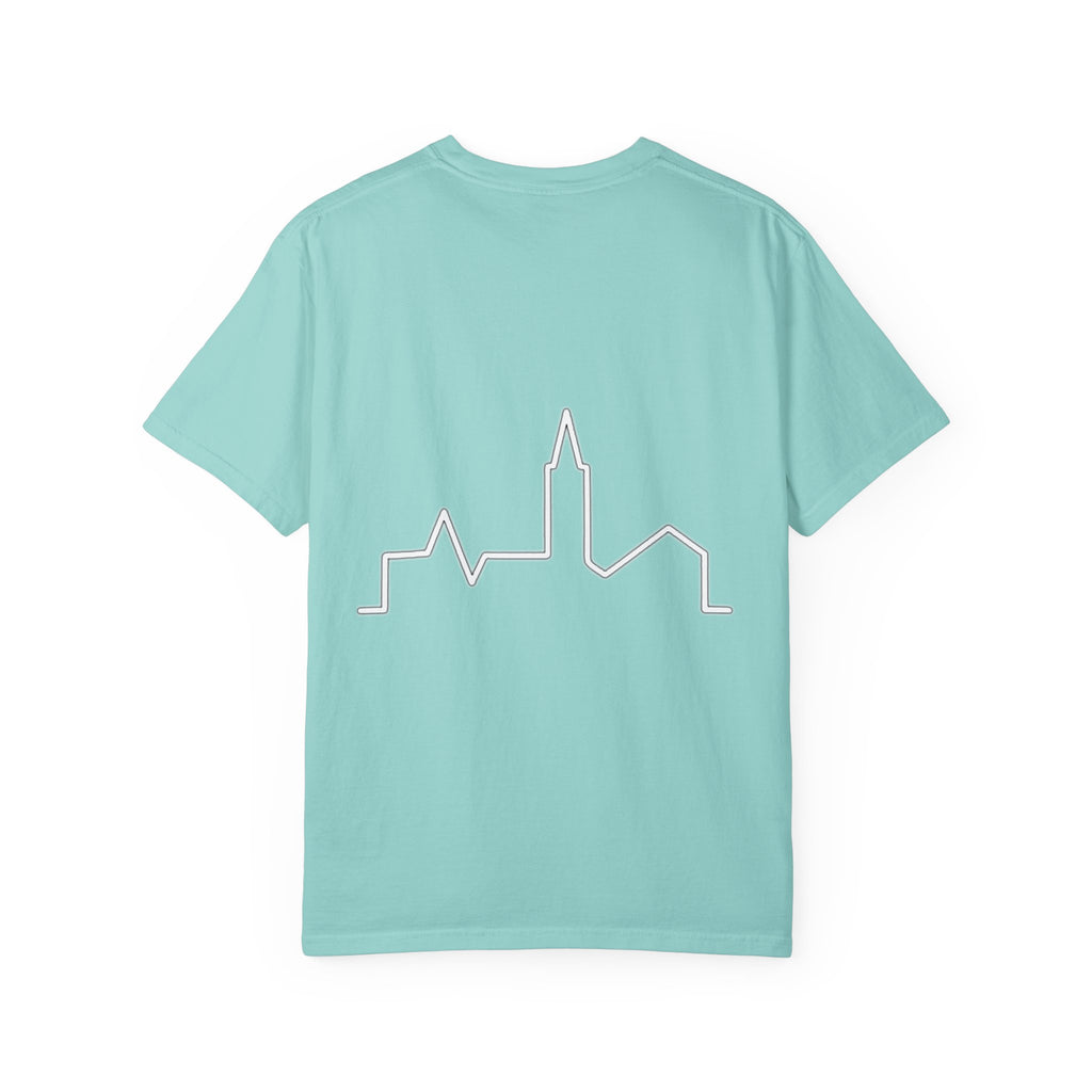 Vintage Lakeside Photo Tee — "66TWELVE" Graphic T-Shirt