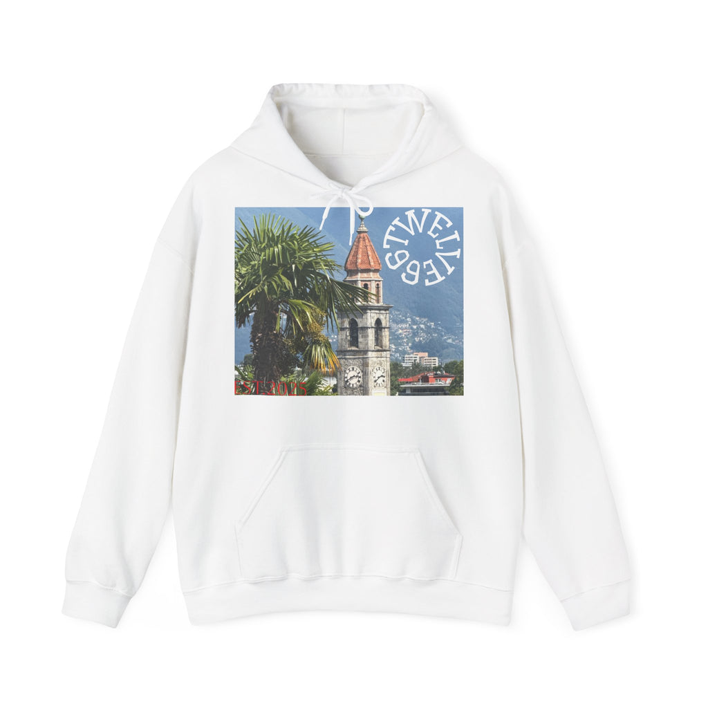 Tropical Vibes Hooded Sweatshirt - Unisex Heavy Blend, Cozy Casual Wear, Perfect for Travel, Beach Days & Gift