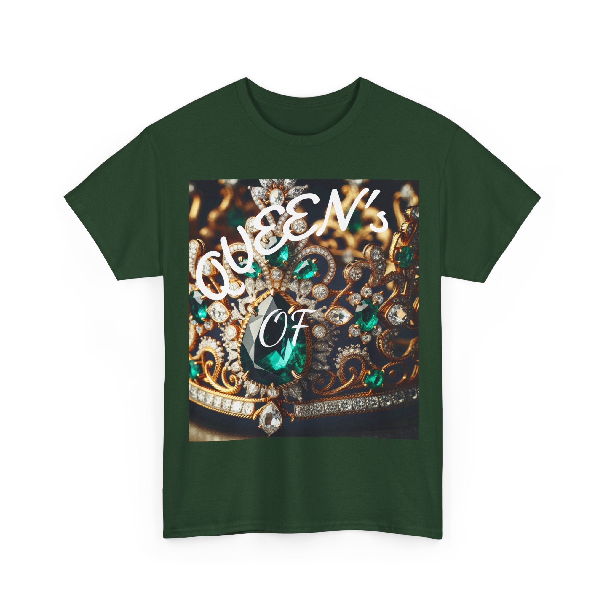 Queen of 66Twelve Unisex Heavy Cotton Tee, Stylish Graphic Tee, Trendy Gift, Casual Wear, Birthday Gift, Everyday Fashion