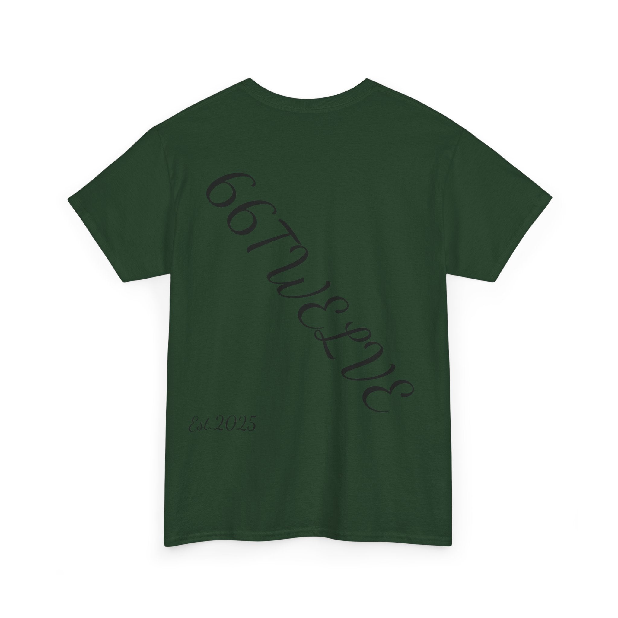 Queen of 66Twelve Unisex Heavy Cotton Tee, Stylish Graphic Tee, Trendy Gift, Casual Wear, Birthday Gift, Everyday Fashion