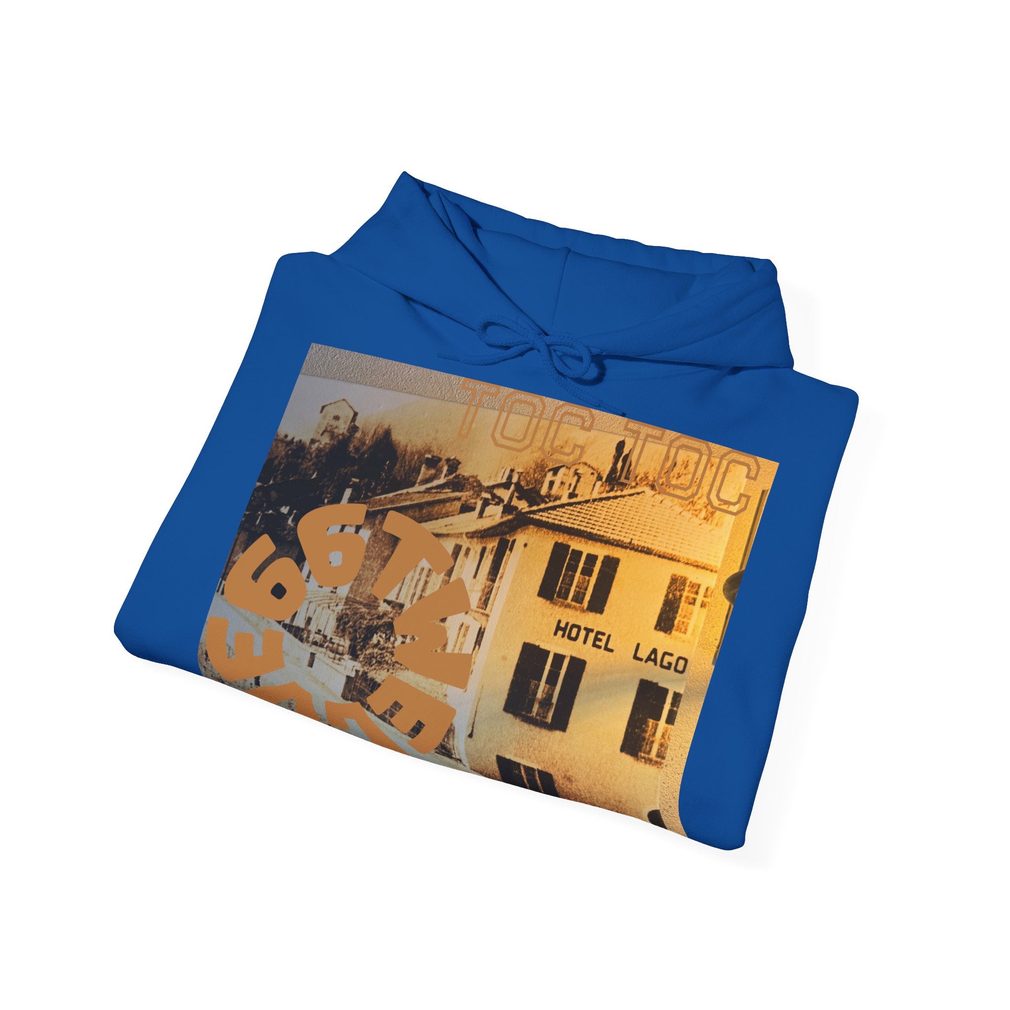 Retro Hotel Lago Hooded Sweatshirt