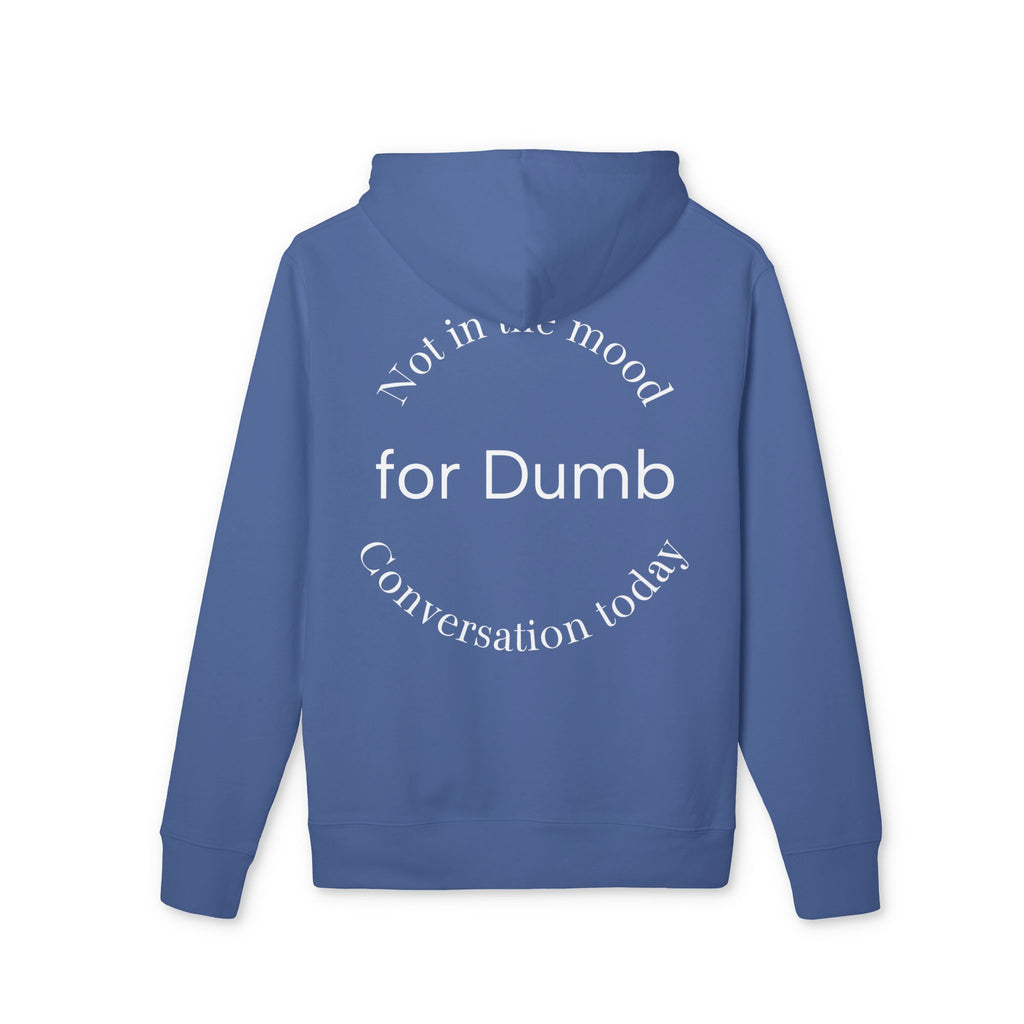 Hoodie — Minimal 'for Dumb' Circle Logo Pullover