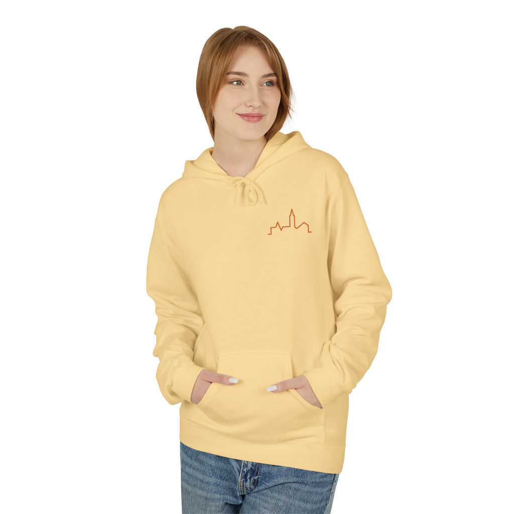 Artistic Unisex Fleece Hoodie - Cozy, Unique Design for Comfort, Ideal for Gifting, Casual Wear, Softstyle Style, Relaxation