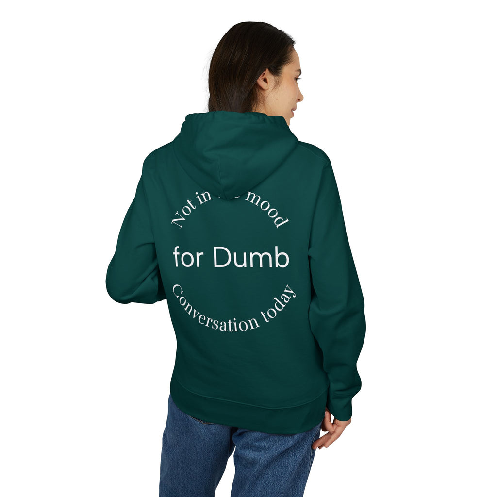 Hoodie — Minimal 'for Dumb' Circle Logo Pullover