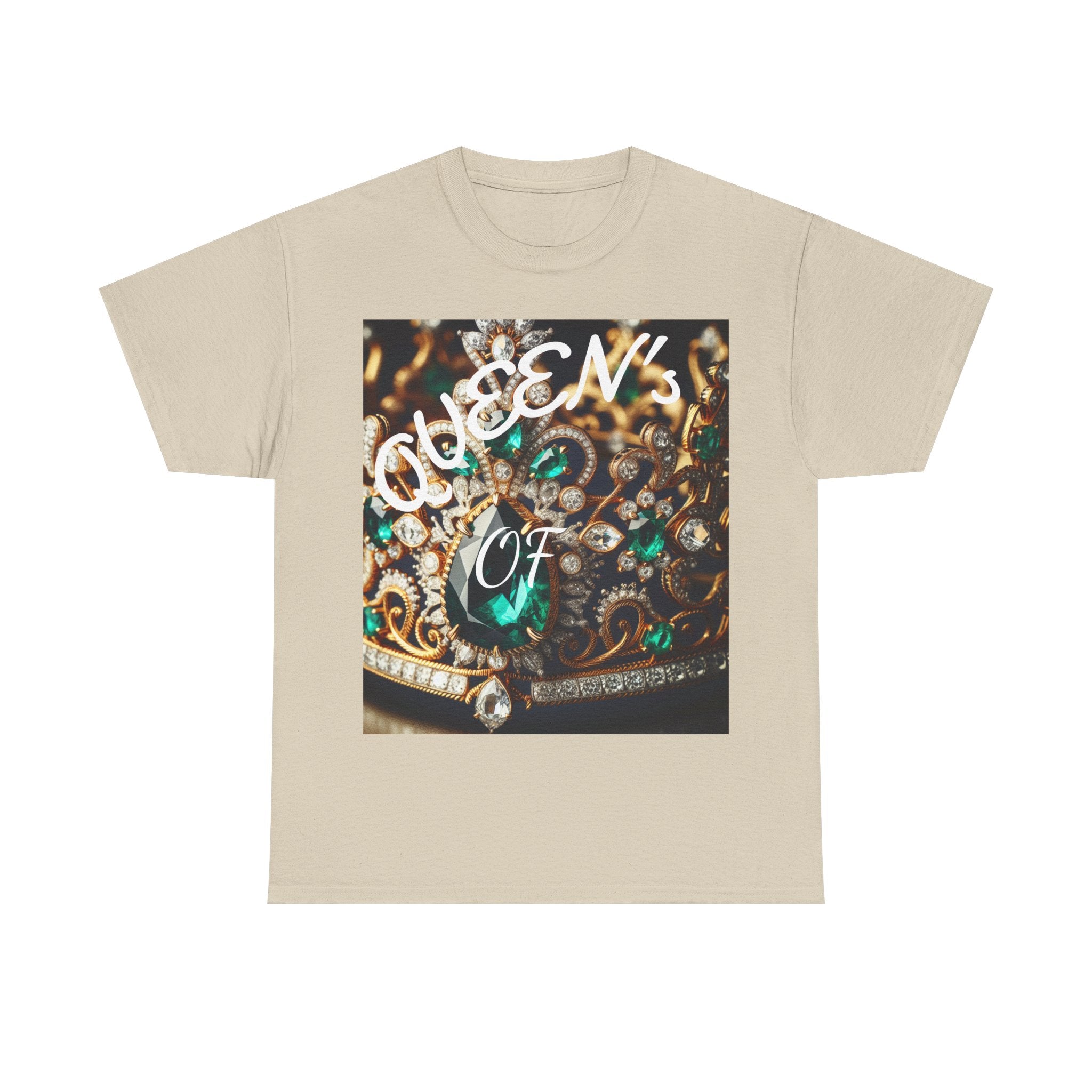 Queen of 66Twelve Unisex Heavy Cotton Tee, Stylish Graphic Tee, Trendy Gift, Casual Wear, Birthday Gift, Everyday Fashion