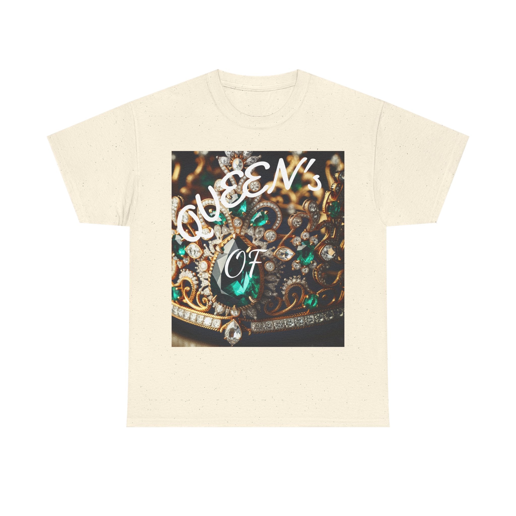 Queen of 66Twelve Unisex Heavy Cotton Tee, Stylish Graphic Tee, Trendy Gift, Casual Wear, Birthday Gift, Everyday Fashion