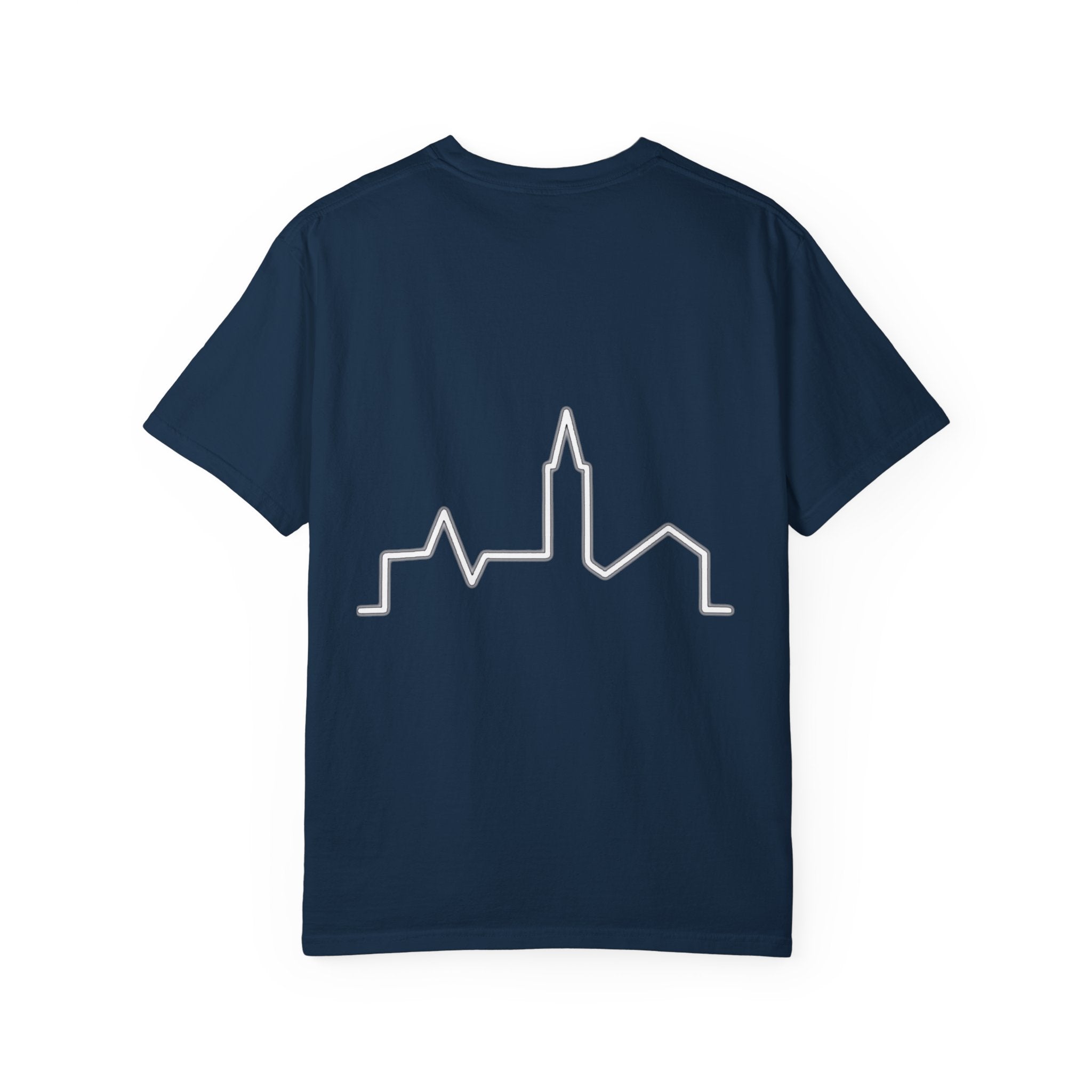 Vintage Lakeside Photo Tee — "66TWELVE" Graphic T-Shirt