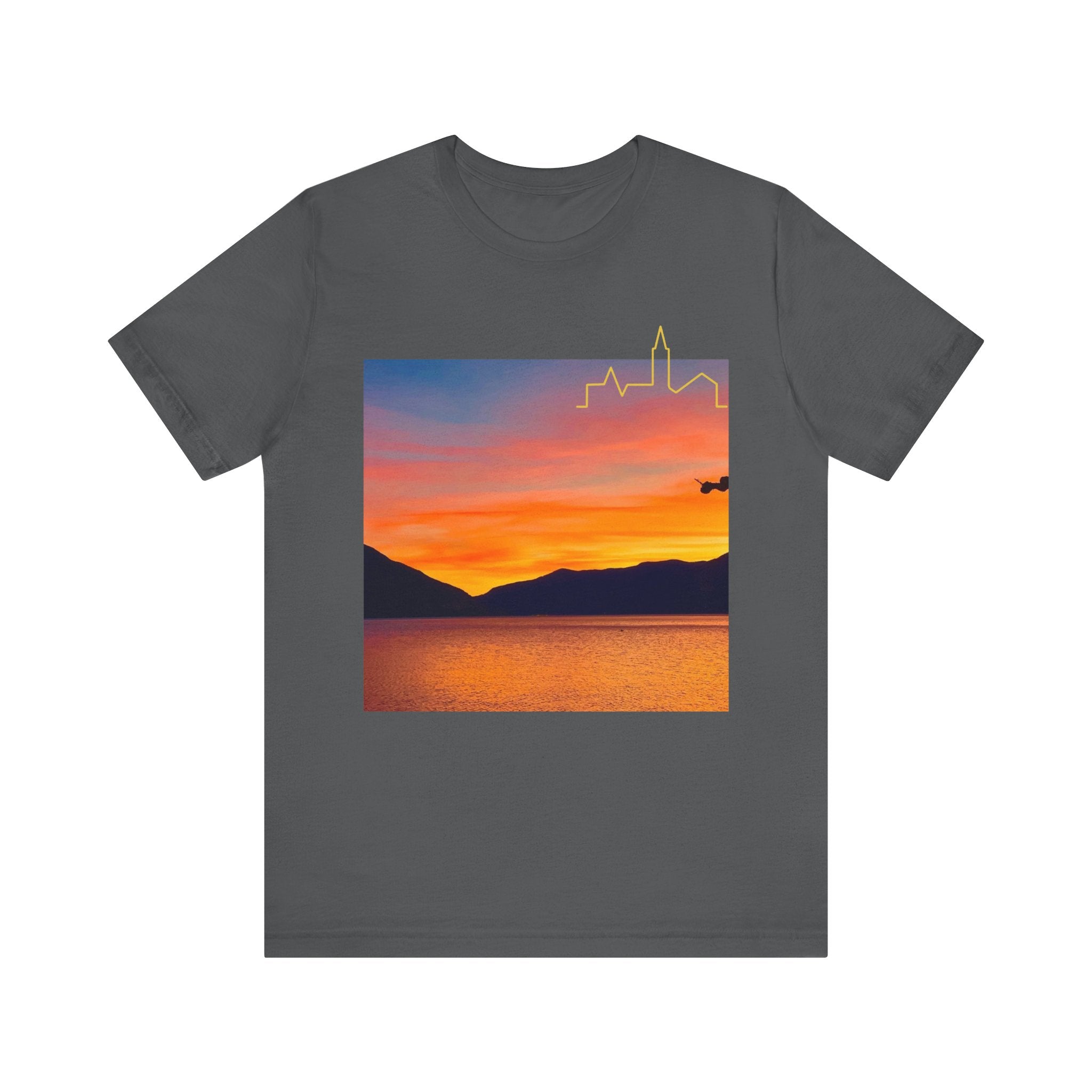 Sunset Vibes Unisex Tee, Relaxed Summer Shirt, Gift for Nature Lovers, Perfect for Vacations, Outdoor Adventures, Casual Wear