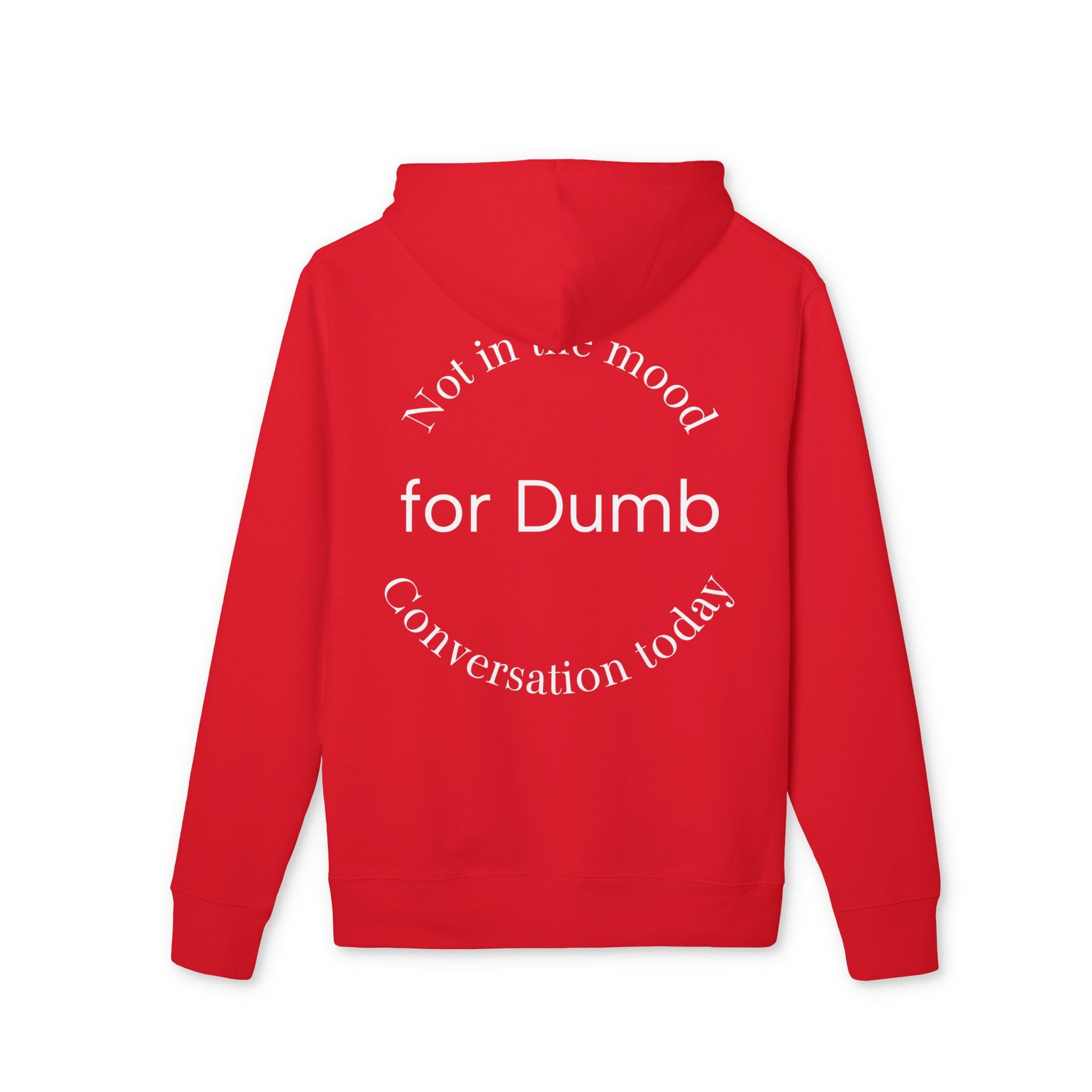 Hoodie — Minimal 'for Dumb' Circle Logo Pullover